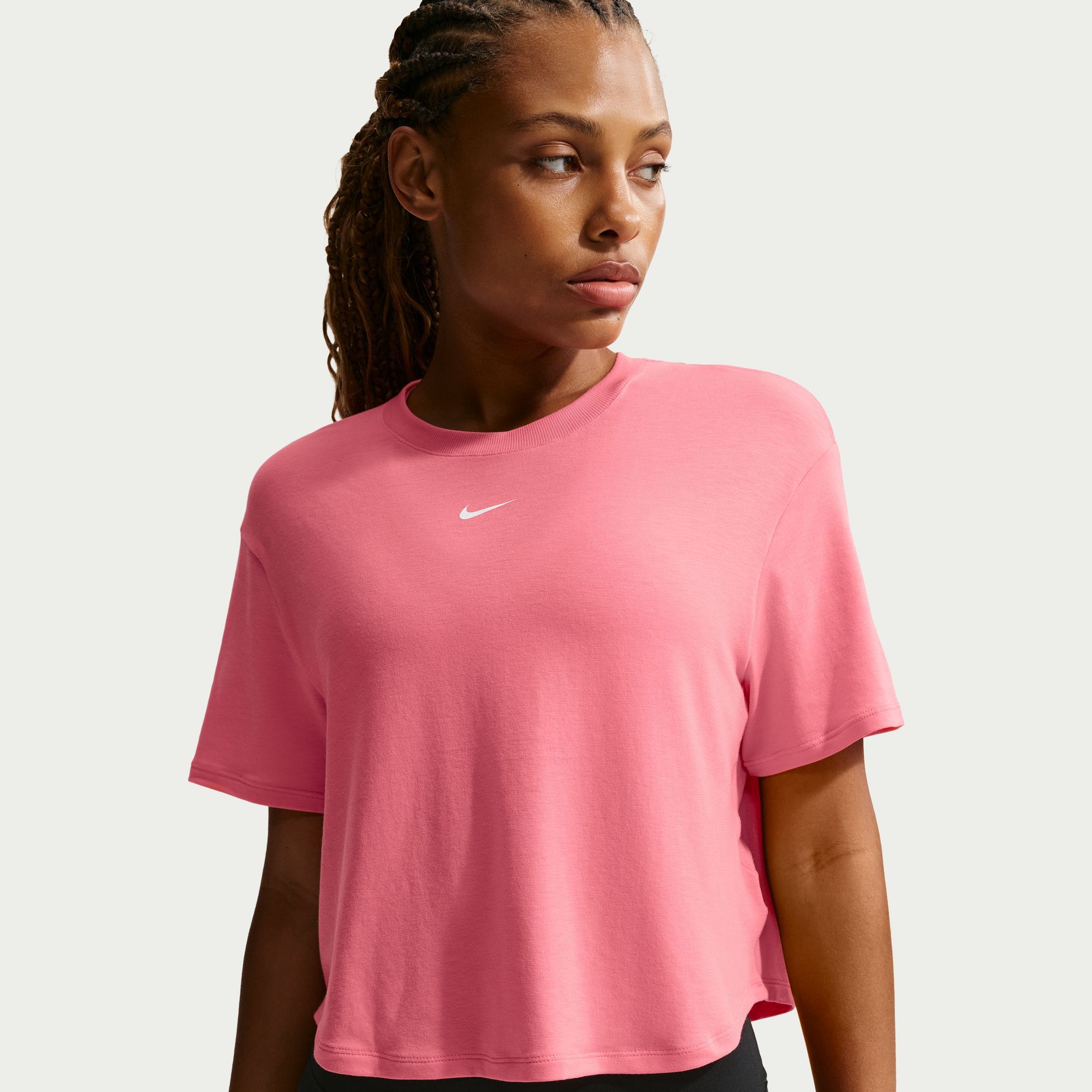Nike Women's One Relaxed Dri-FIT Cropped Short-Sleeve T-Shirt product image