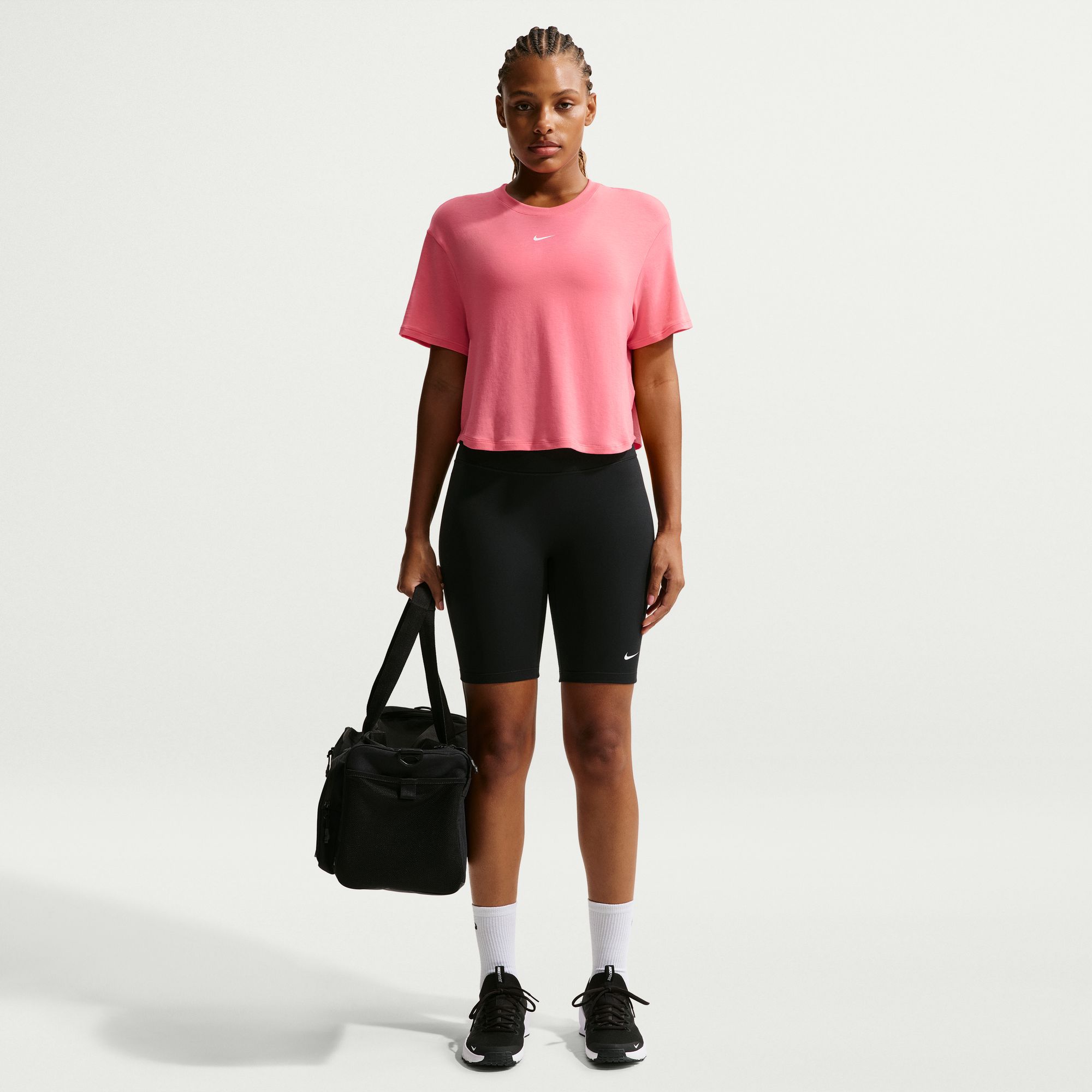 Nike Women's One Relaxed Dri-FIT Cropped Short-Sleeve T-Shirt product image