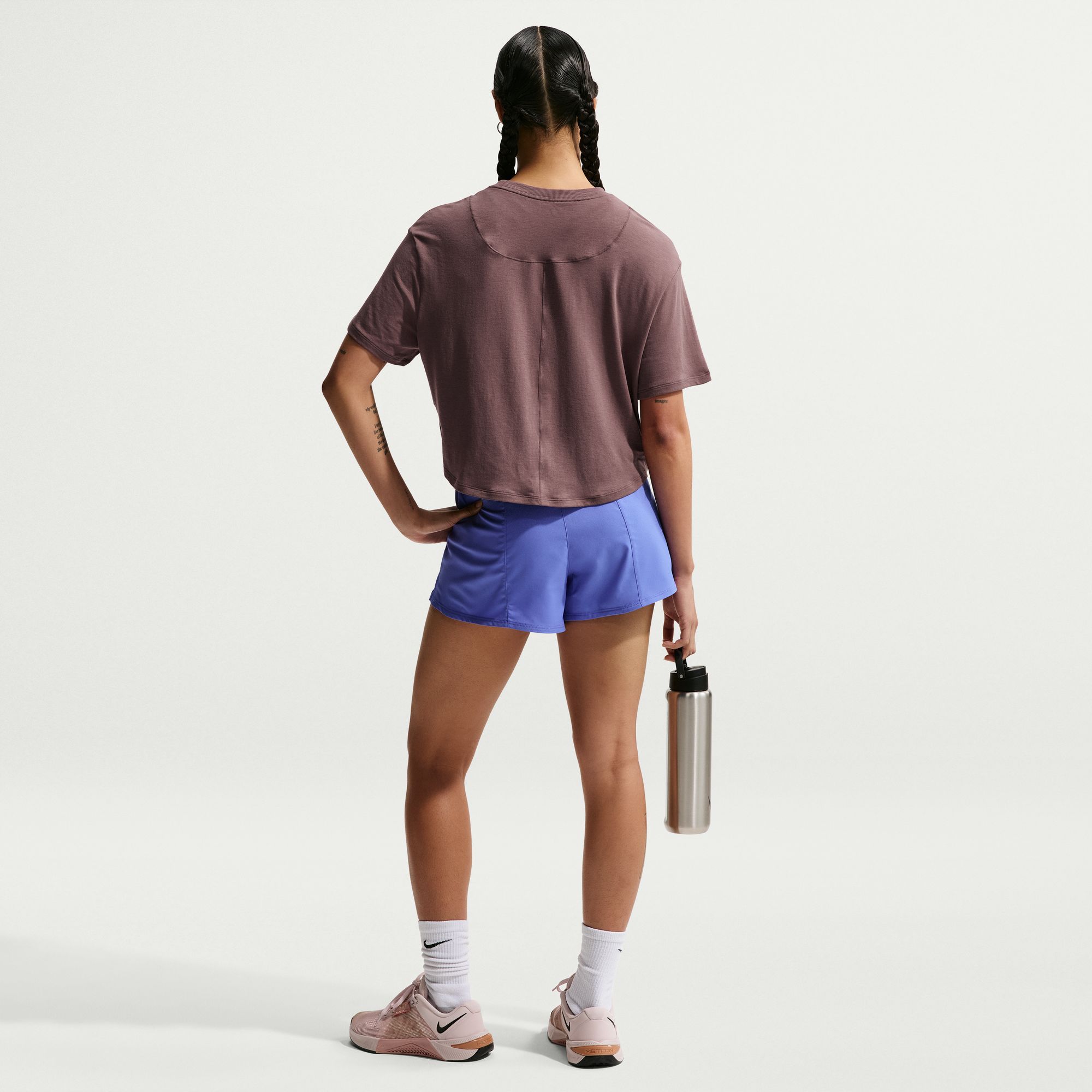 Nike Women's One Relaxed Dri-FIT Cropped Short-Sleeve T-Shirt product image