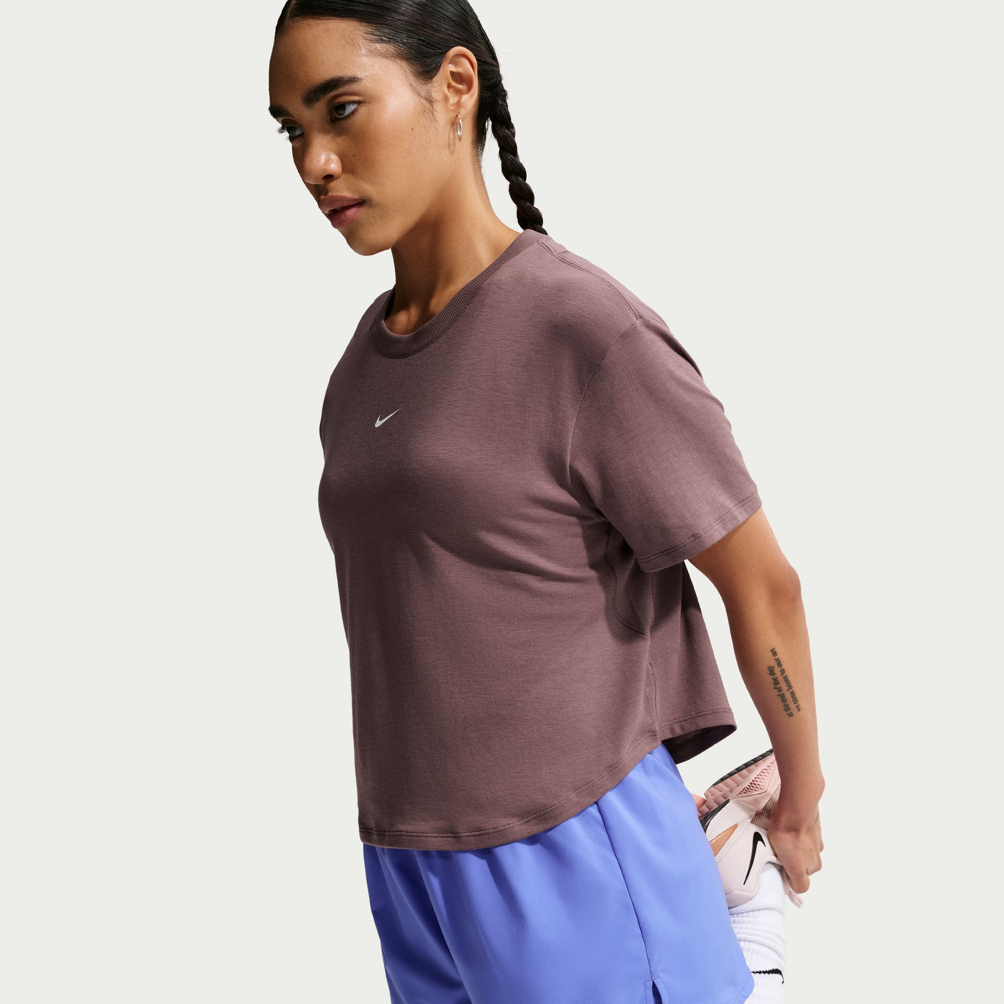 Nike Women's One Relaxed Dri-FIT Cropped Short-Sleeve T-Shirt product image