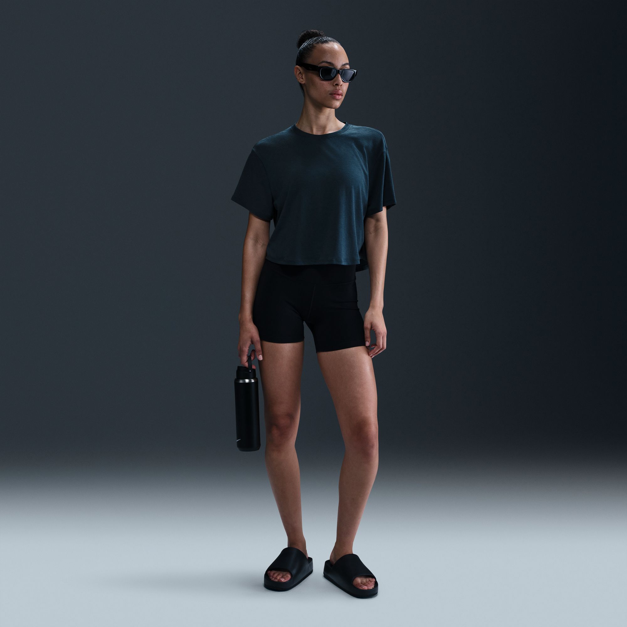 Nike Women's One Relaxed Dri-FIT Cropped Short-Sleeve T-Shirt product image