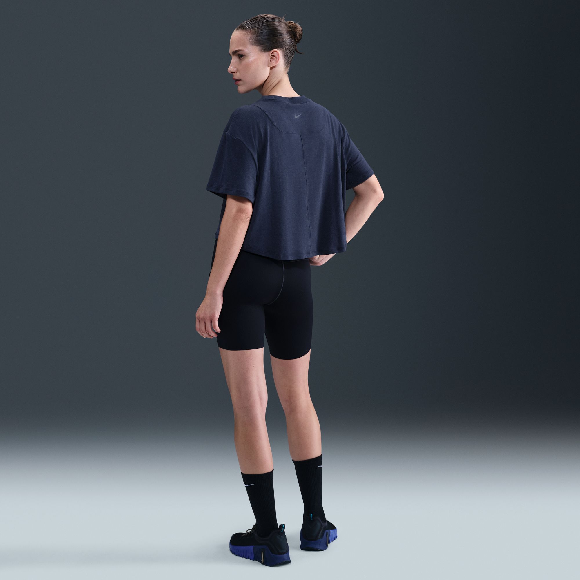 Nike Women's One Relaxed Dri-FIT Cropped Short-Sleeve T-Shirt product image