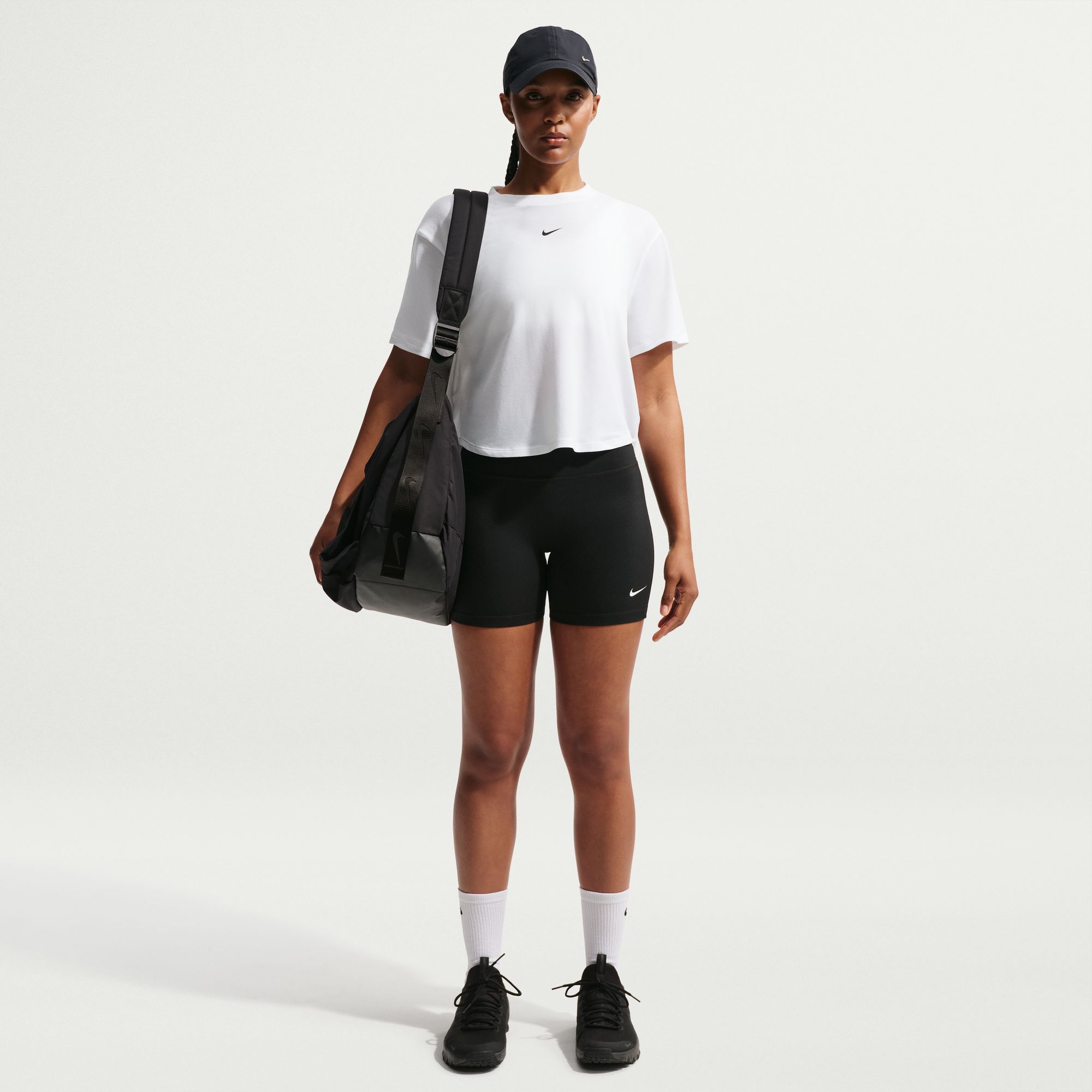 Nike Women's One Relaxed Dri-FIT Cropped Short-Sleeve T-Shirt product image