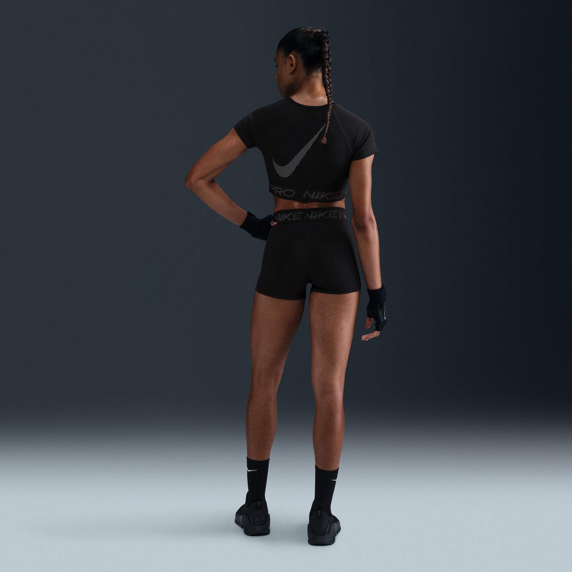 Nike  Women's Pro Dri-FIT Graphic Biker Shorts product image