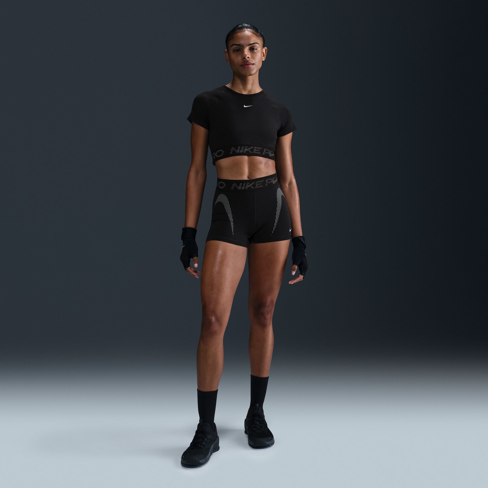 Nike  Women's Pro Dri-FIT Graphic Biker Shorts product image