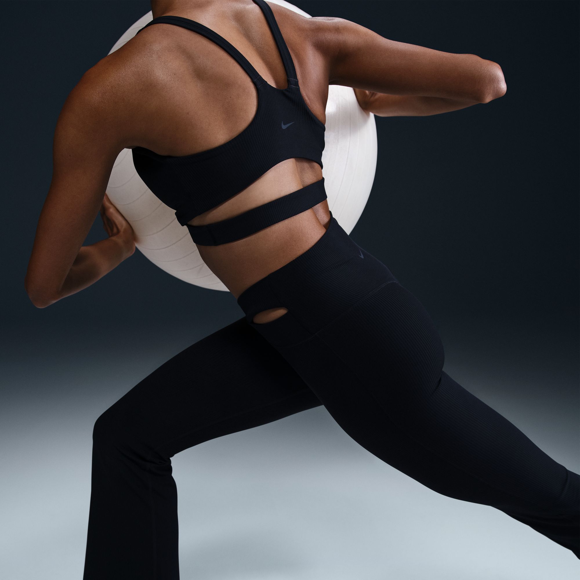 Nike Women's Zenvy Cutout Gentle-Support Flared Leggings product image