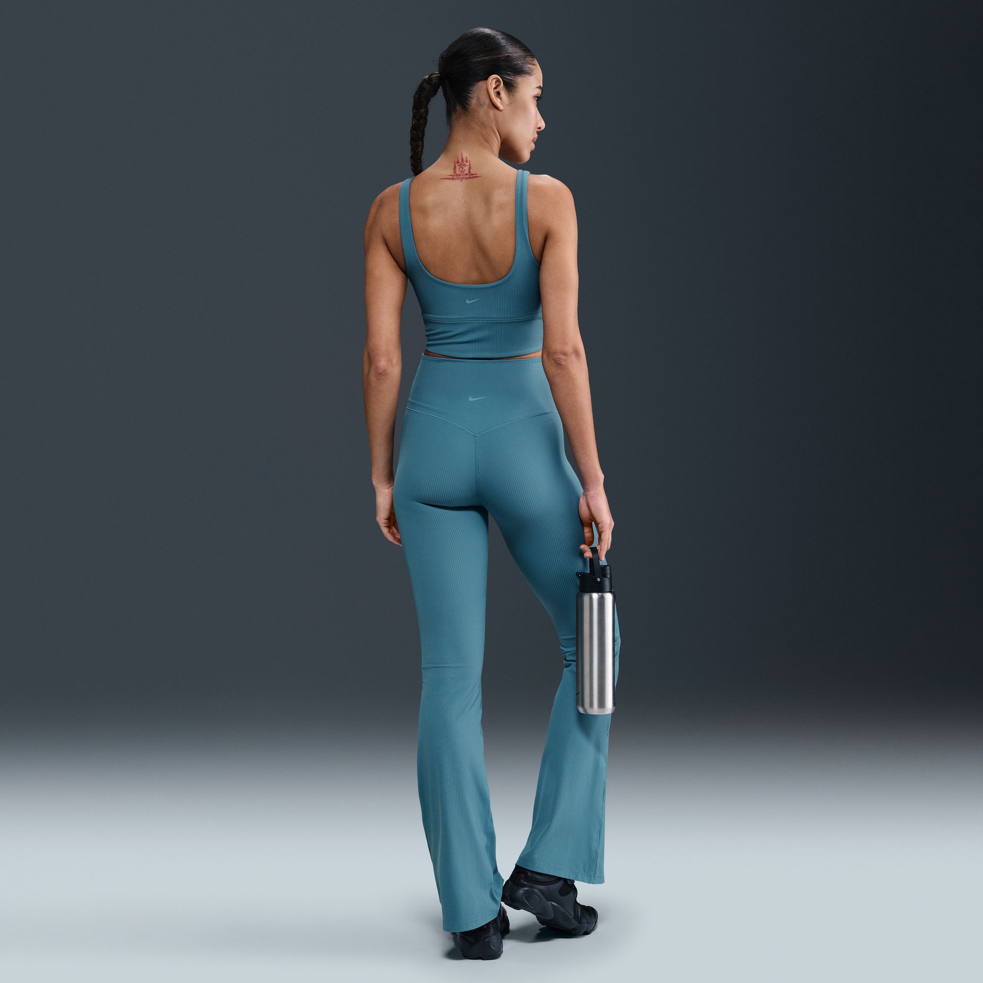 Nike Women's Zenvy Cutout Gentle-Support Flared Leggings product image