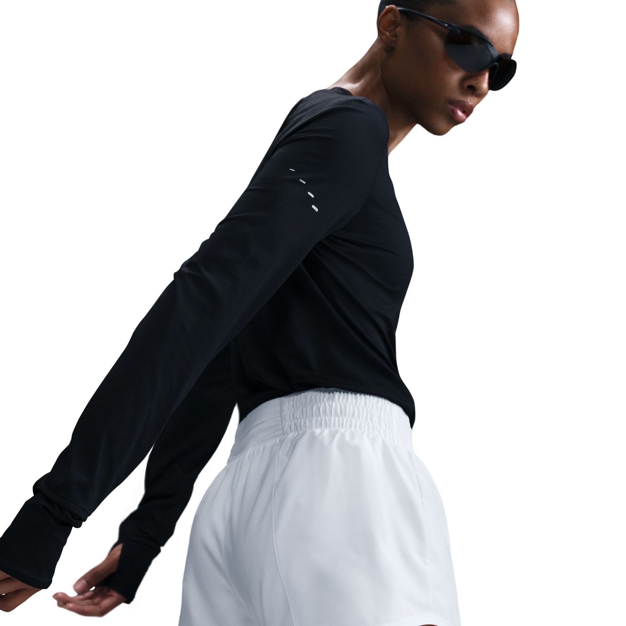 Nike Women's One Swoosh Dri-FIT Brief-Lined Running Shorts product image