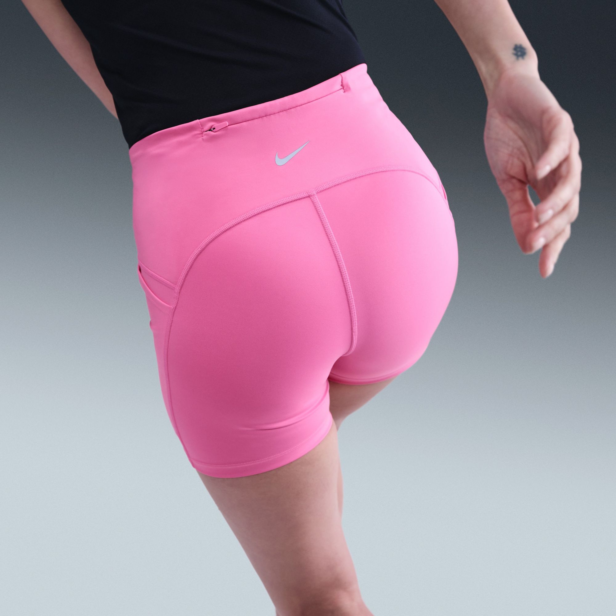 Nike Women's Swift High-Waisted 4" Tight Running Shorts with Pockets product image