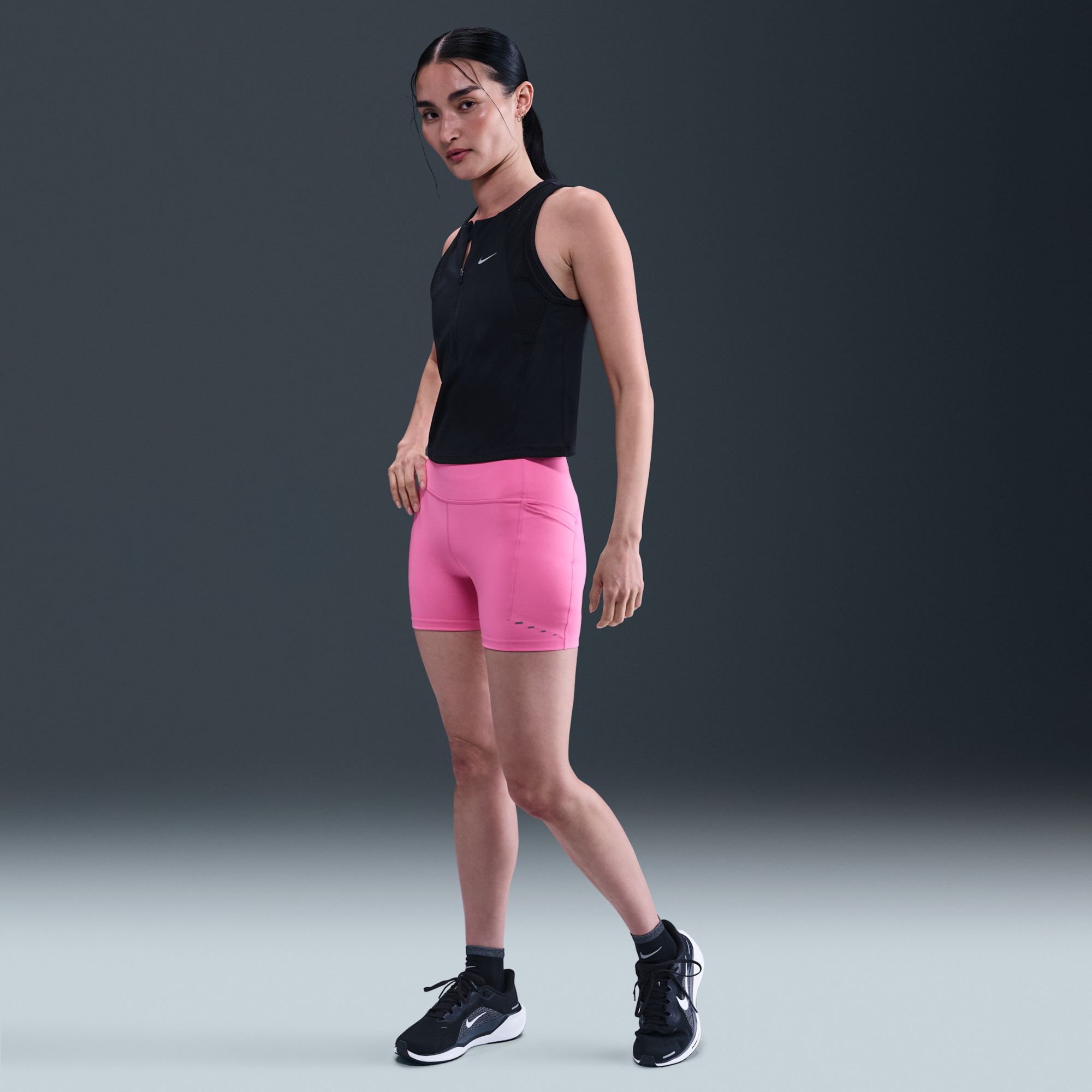 Nike Women's Swift High-Waisted 4" Tight Running Shorts with Pockets product image