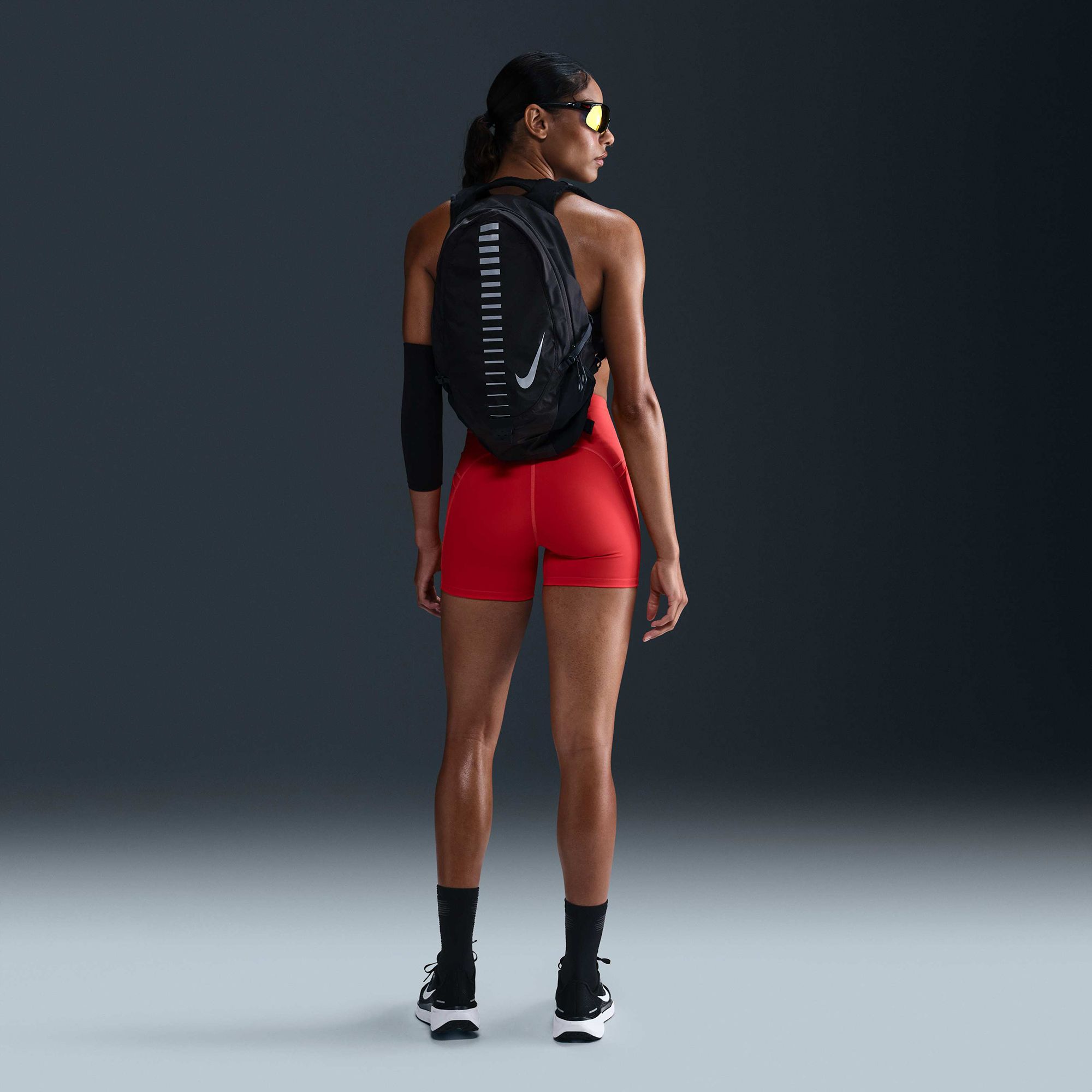 Nike Women's Swift High-Waisted 4" Tight Running Shorts with Pockets product image