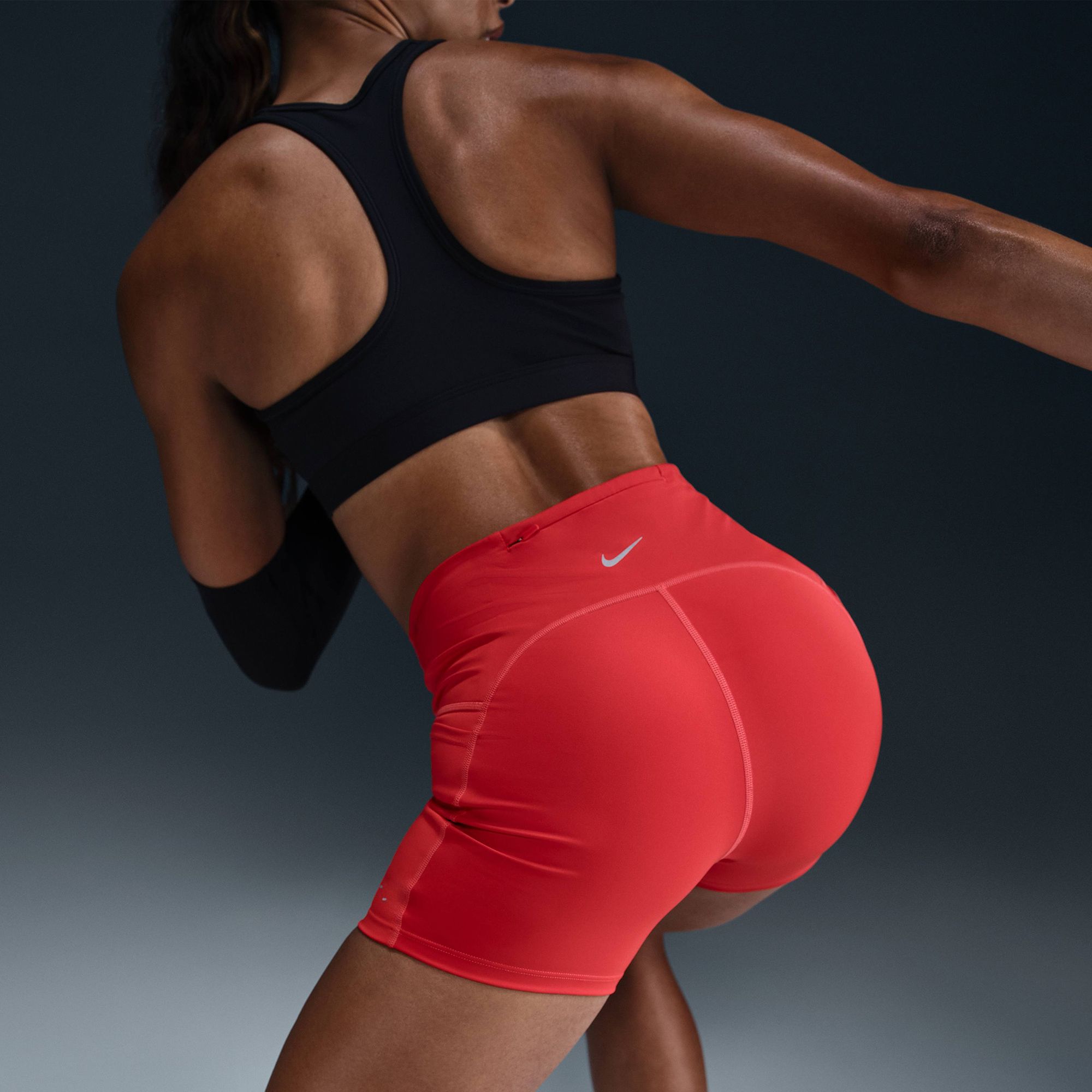 Nike Women's Swift High-Waisted 4" Tight Running Shorts with Pockets product image