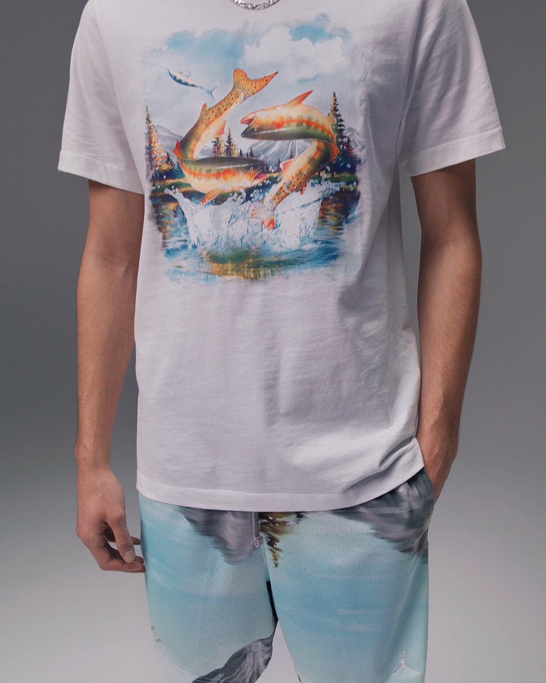 Jordan Men's Luka Doncic Fishing Graphic T-Shirt product