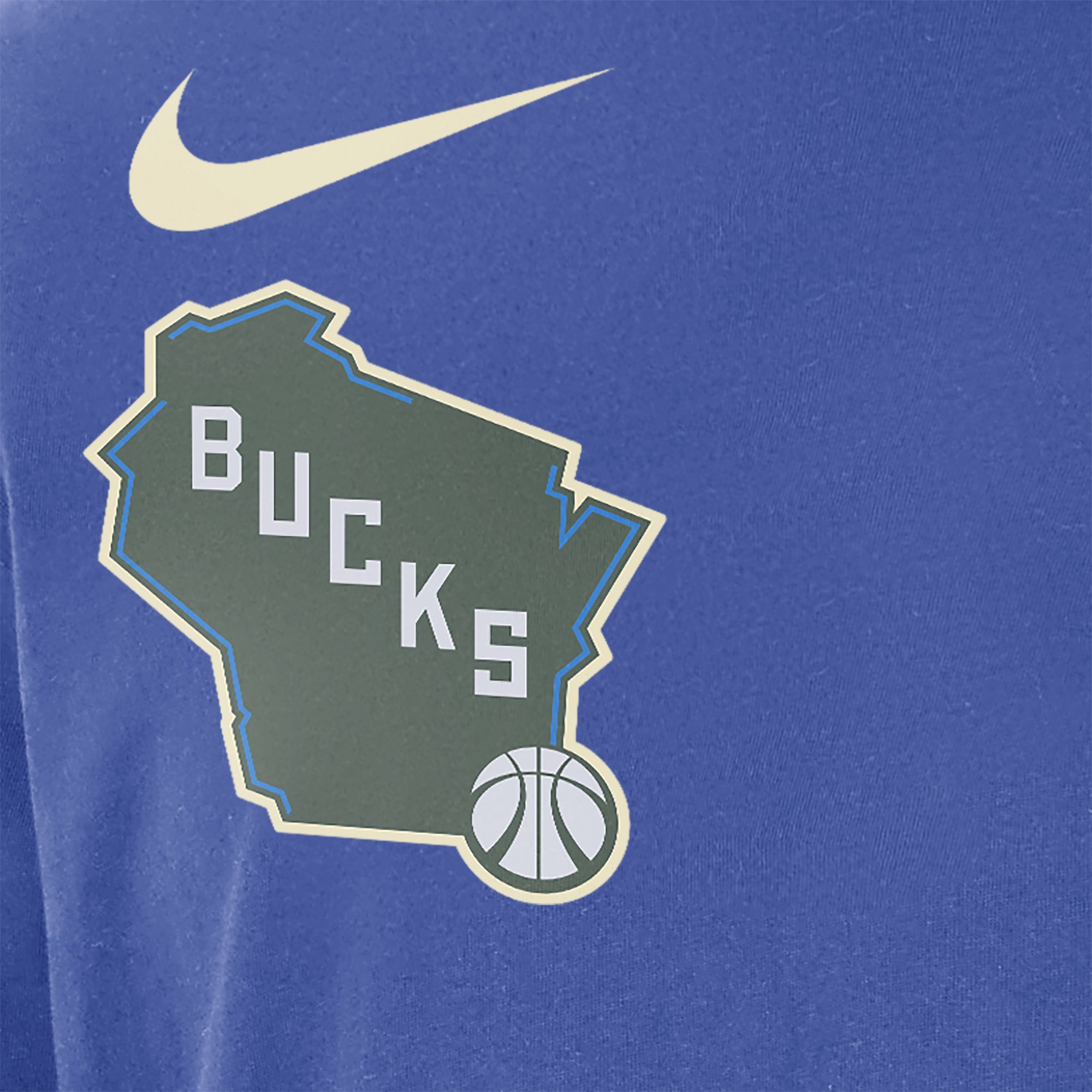 Nike Adult 2024-25 City Edition Milwaukee Bucks Max90 Long Sleeve T-Shirt product image