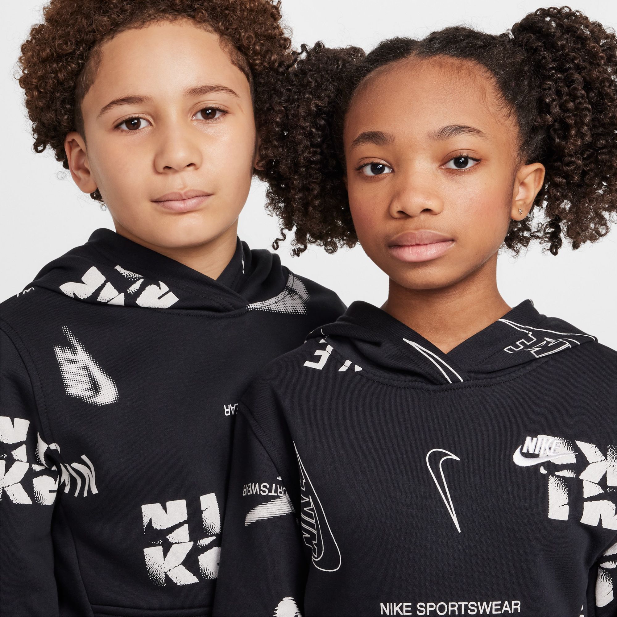 Nike Kids' Sportswear Club Fleece French Terry Printed Hoodie product image
