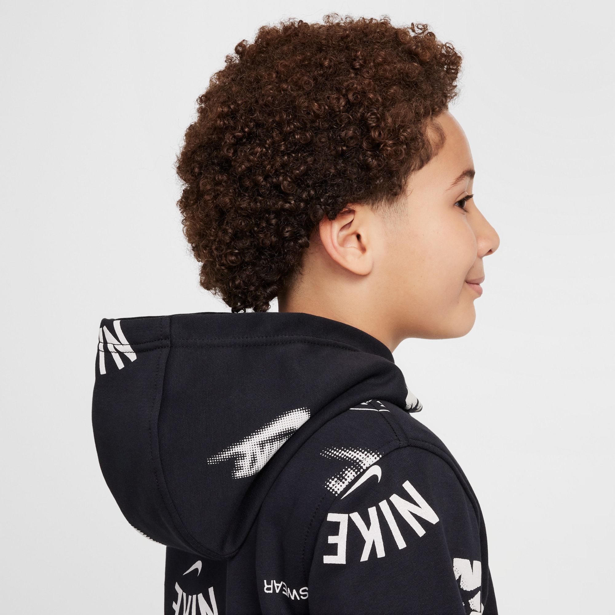 Nike Kids' Sportswear Club Fleece French Terry Printed Hoodie product image