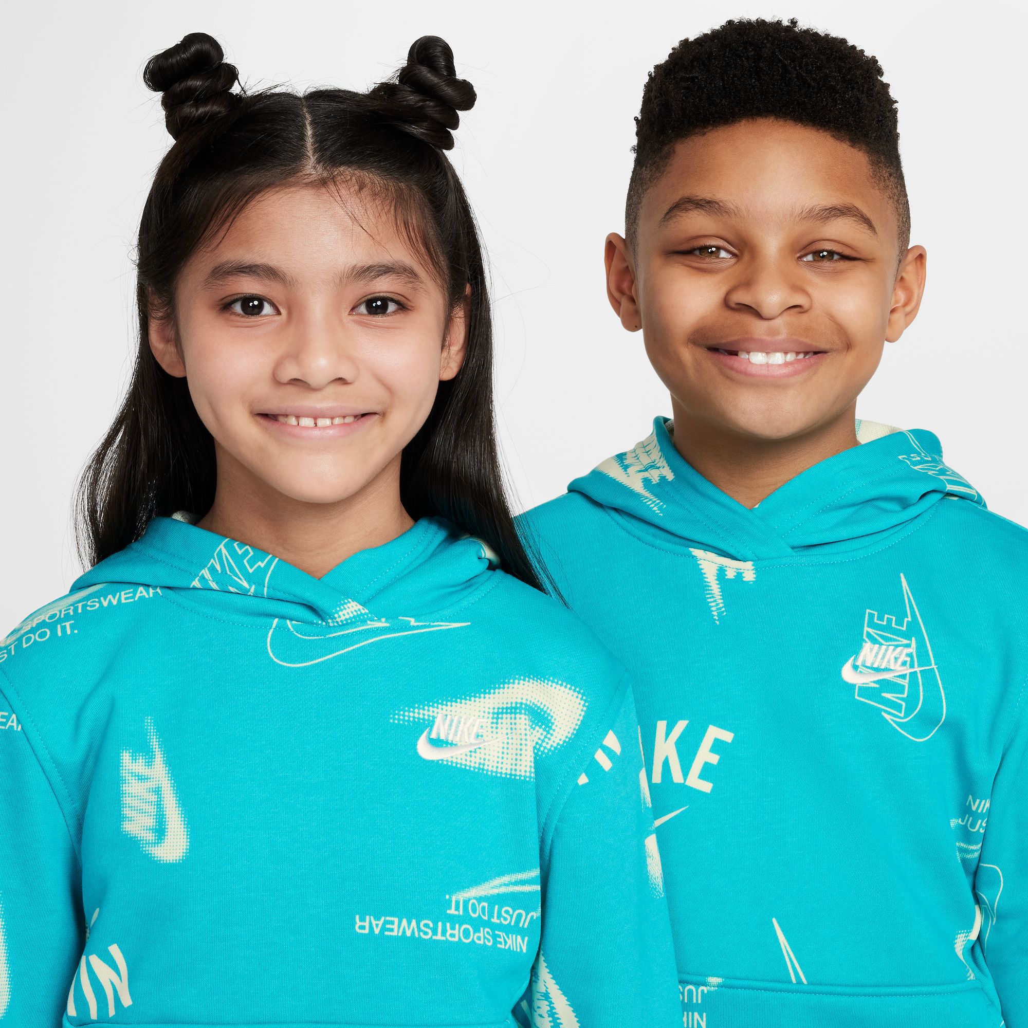 Nike Kids' Sportswear Club Fleece French Terry Printed Hoodie product image