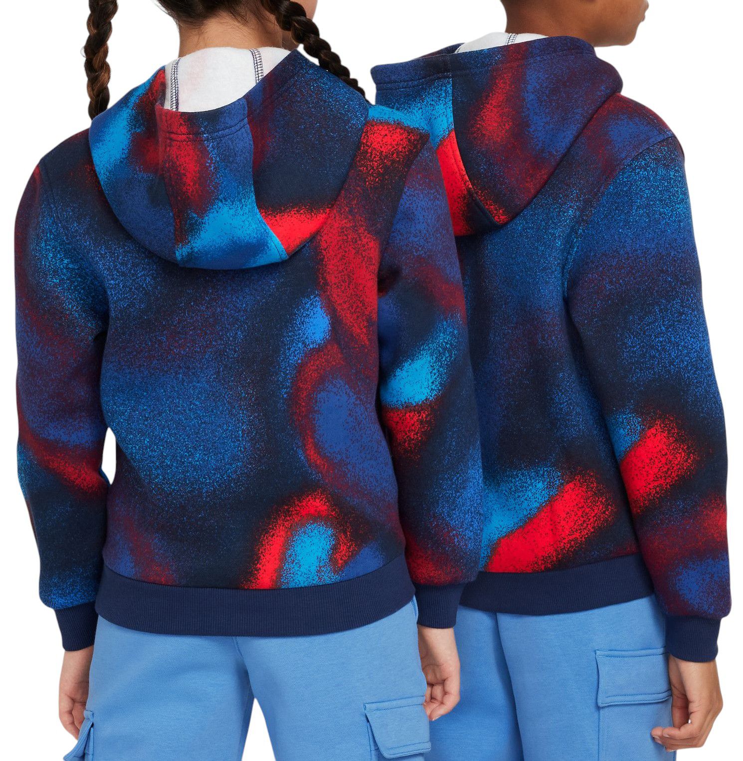 Nike Kids' Sportswear Printed Club Fleece Hoodie product image