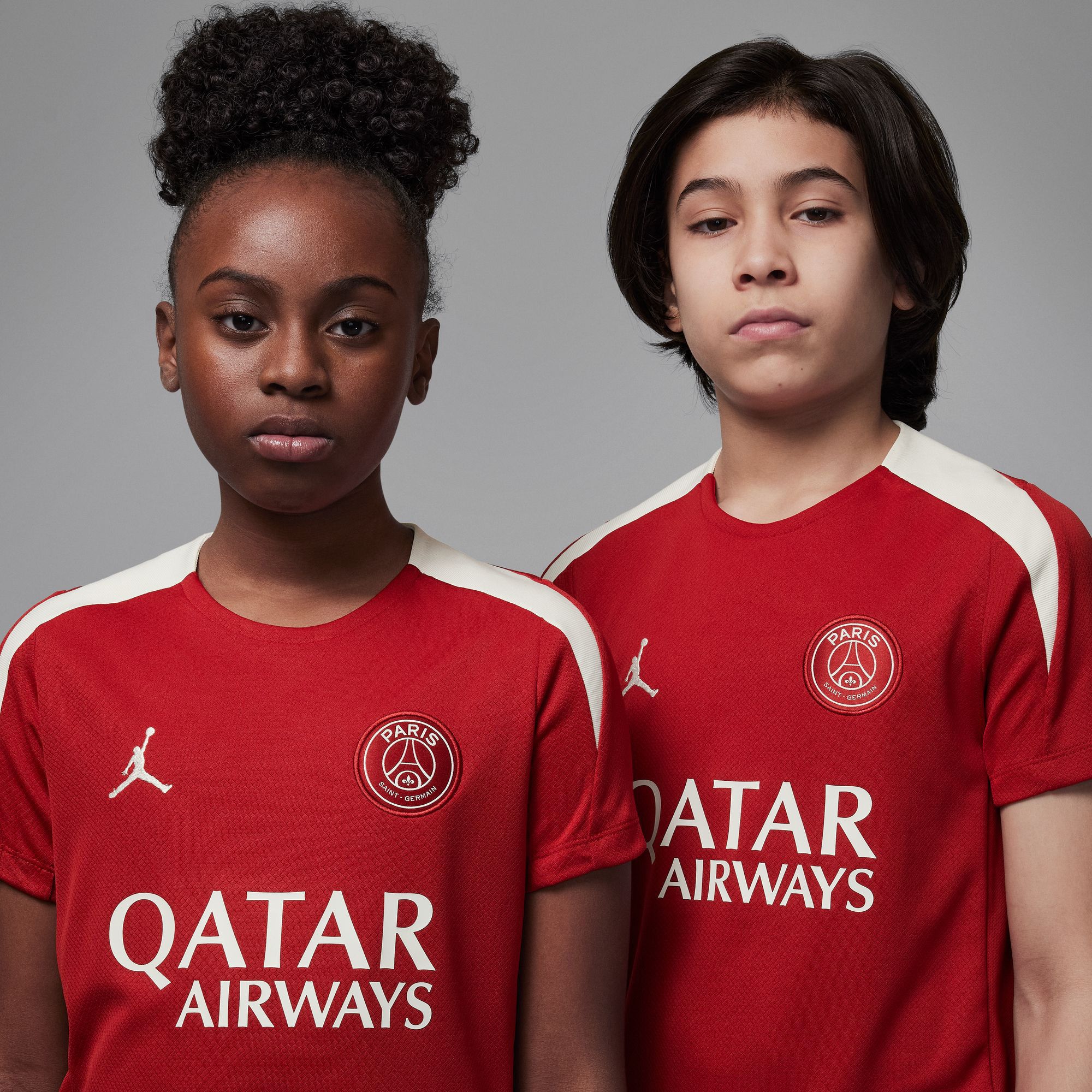 Jordan Youth Paris Saint-Germain FC 2025 Red 4th Training Jersey product image