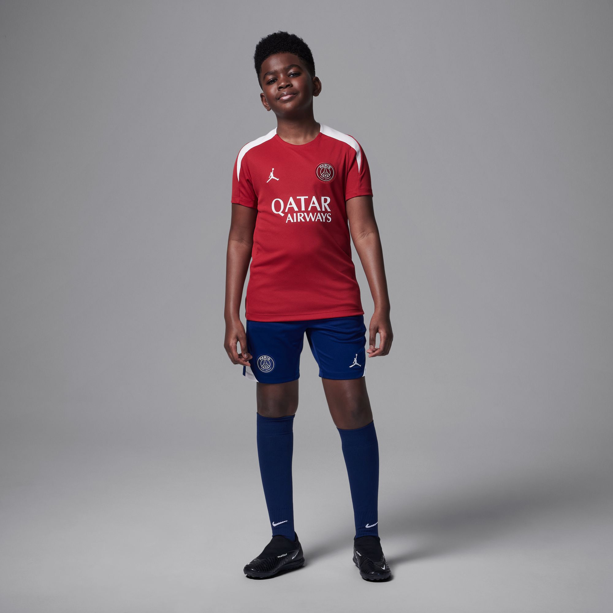 Jordan Youth Paris Saint-Germain FC 2025 Red 4th Training Jersey product image