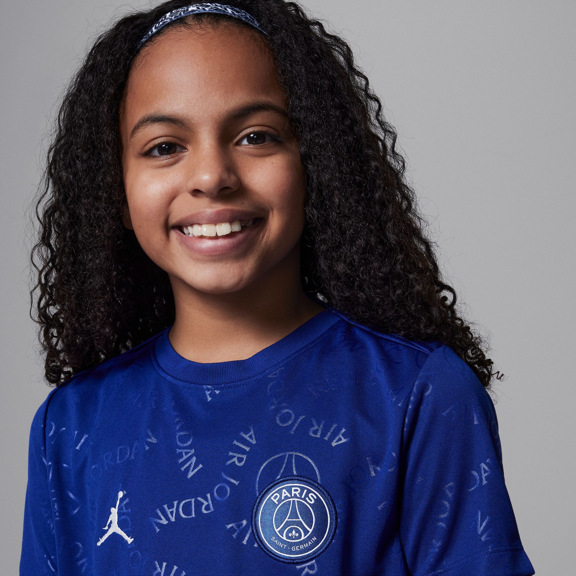 Jordan Youth Paris Saint-Germain FC 2025 Blue 4th Prematch Jersey product image