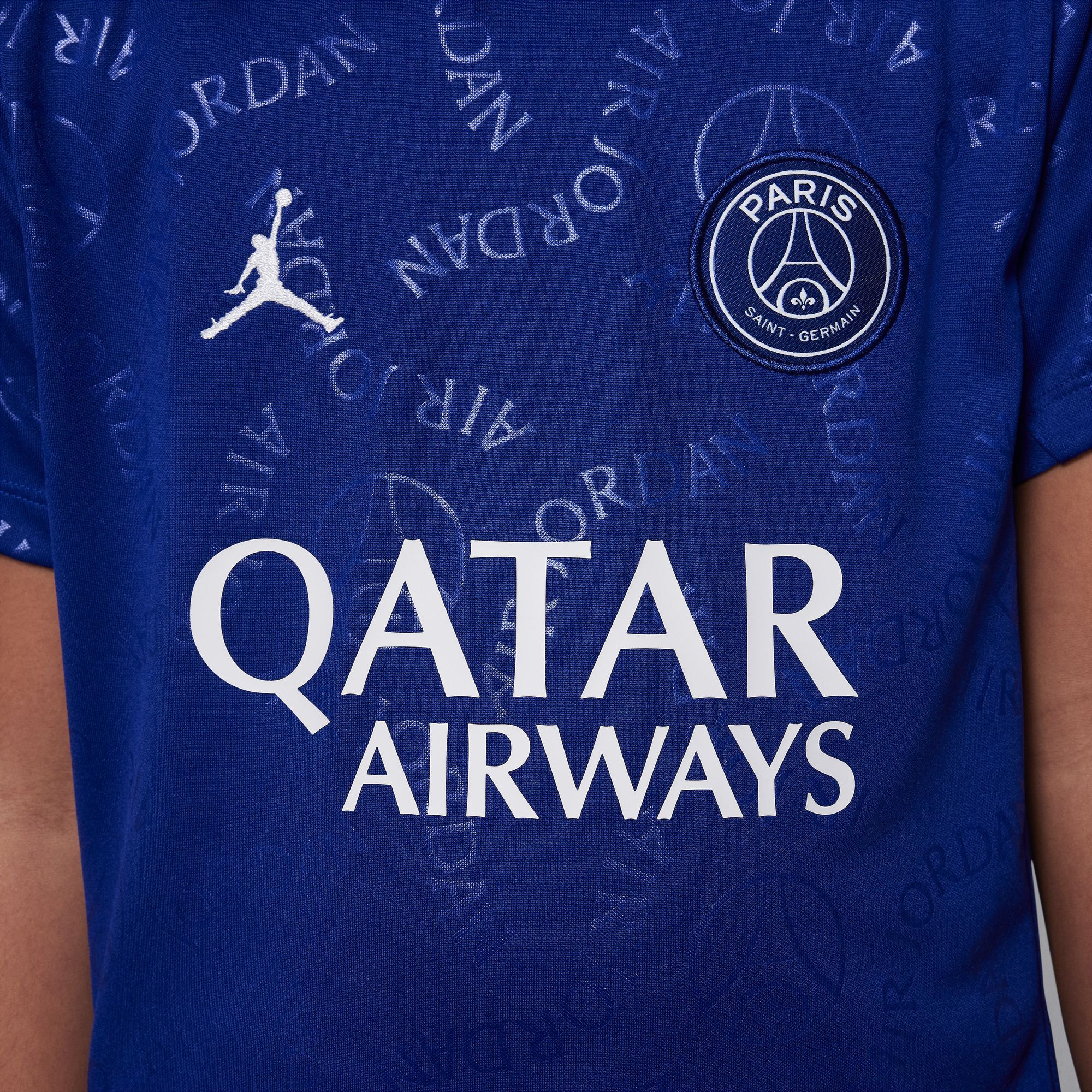 Jordan Youth Paris Saint-Germain FC 2025 Blue 4th Prematch Jersey product image