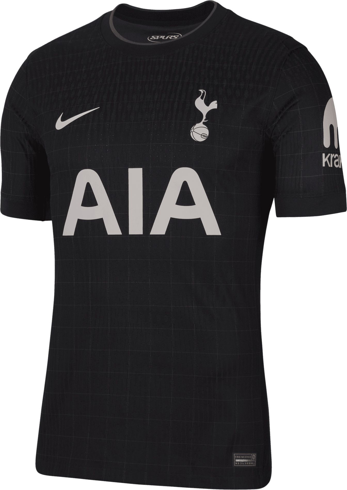 Nike Adult Tottenham Hotspur 2025-26 Black Away Authentic Jersey product image