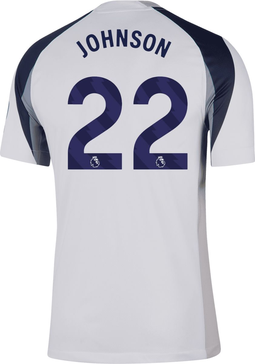 Nike Adult Tottenham Hotspur Brennan Johnson #22 2025-26 Home Replica Jersey product image