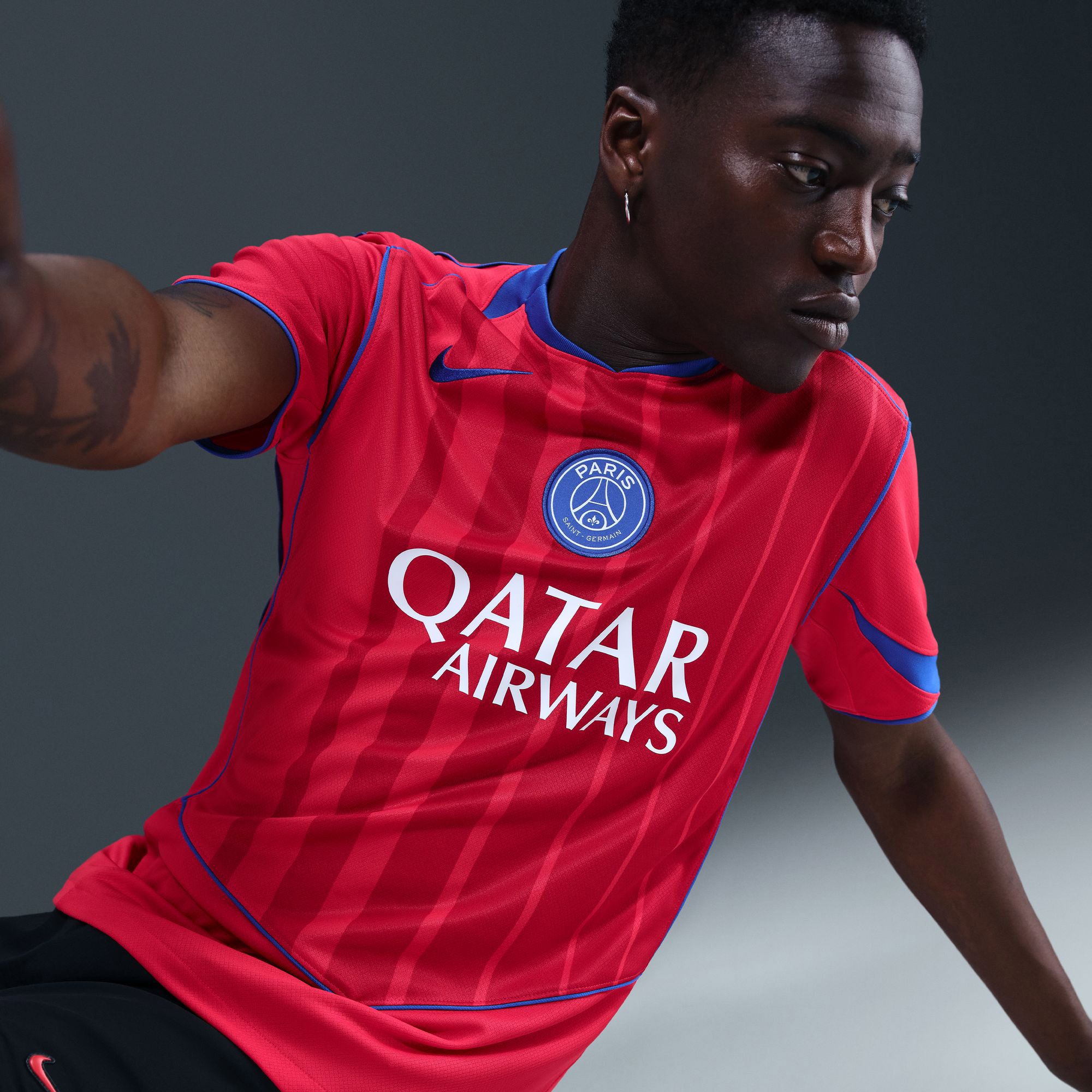 Nike Adult Paris Saint-Germain FC 2025-26 Red Third Replica Jersey product image