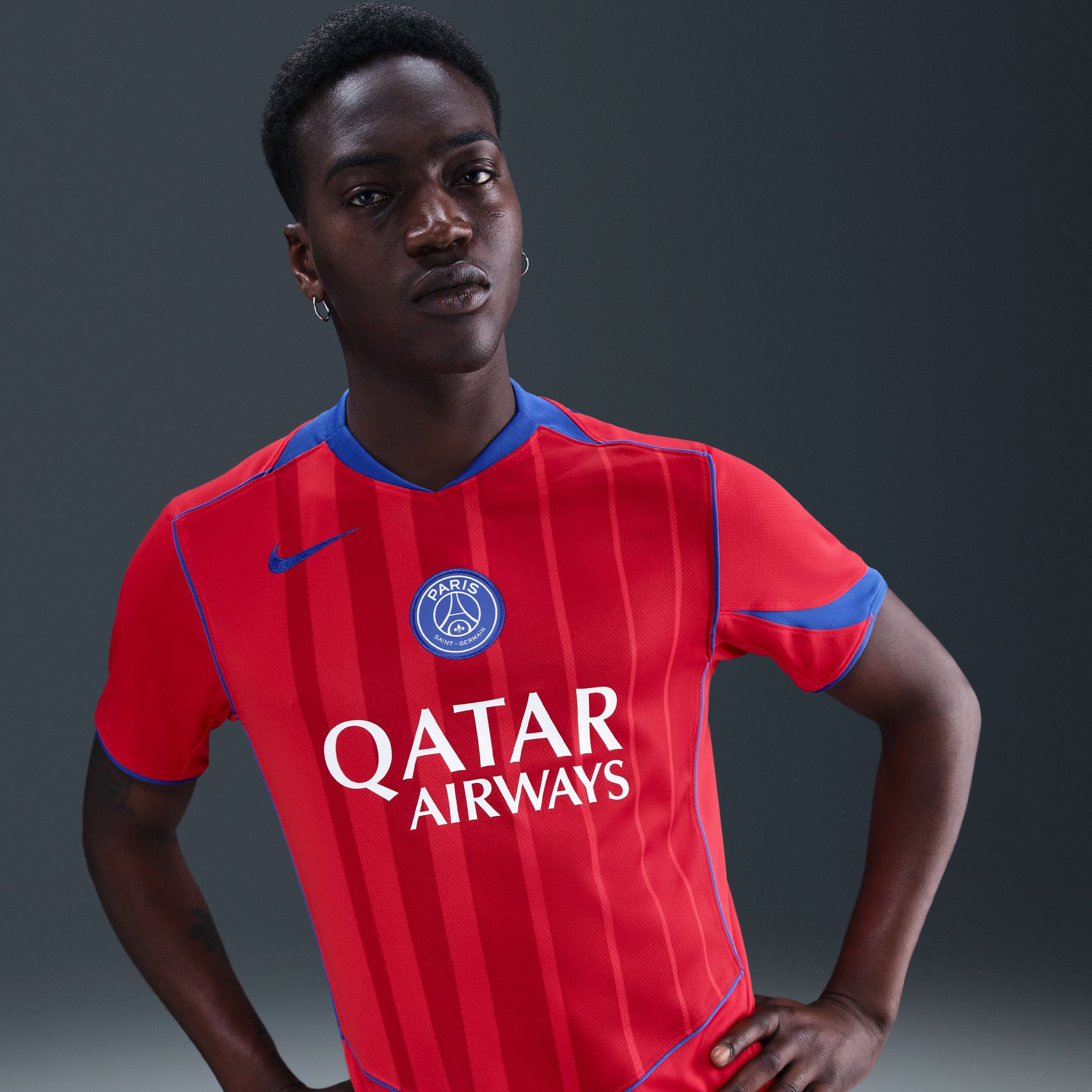 Nike Adult Paris Saint-Germain FC 2025-26 Red Third Replica Jersey product image