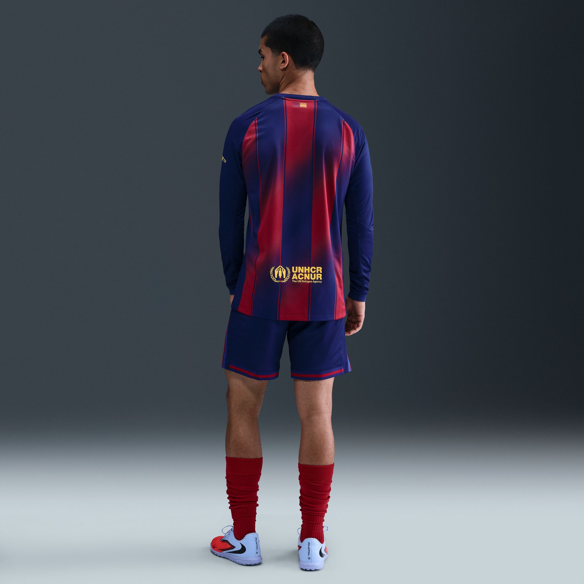 Nike Men's 2025-26 FC Barcelona Blue Home Replica Shorts product image