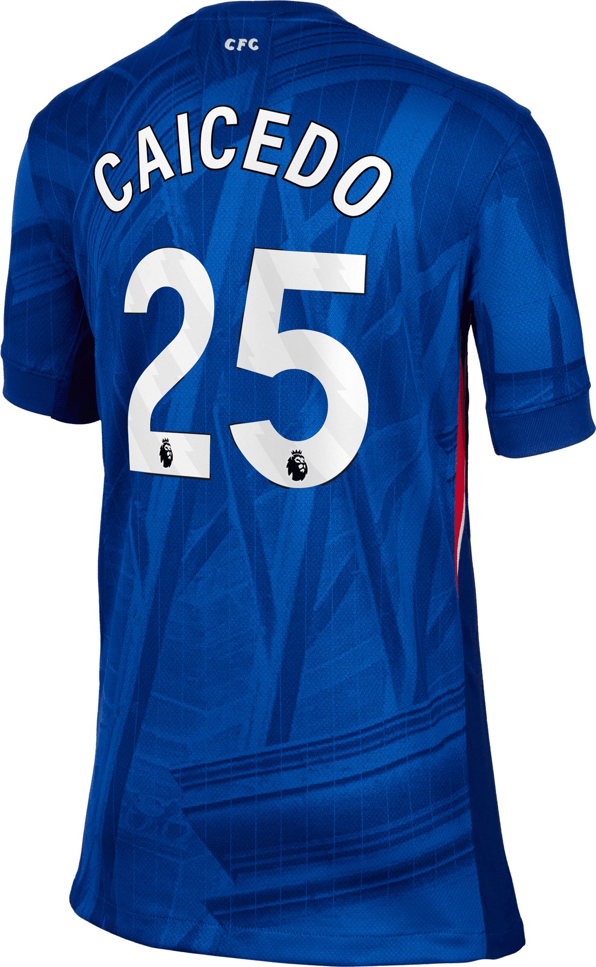 Nike Youth Chelsea FC Mosies Caicedo #25 2025-26 Home Replica Jersey product image