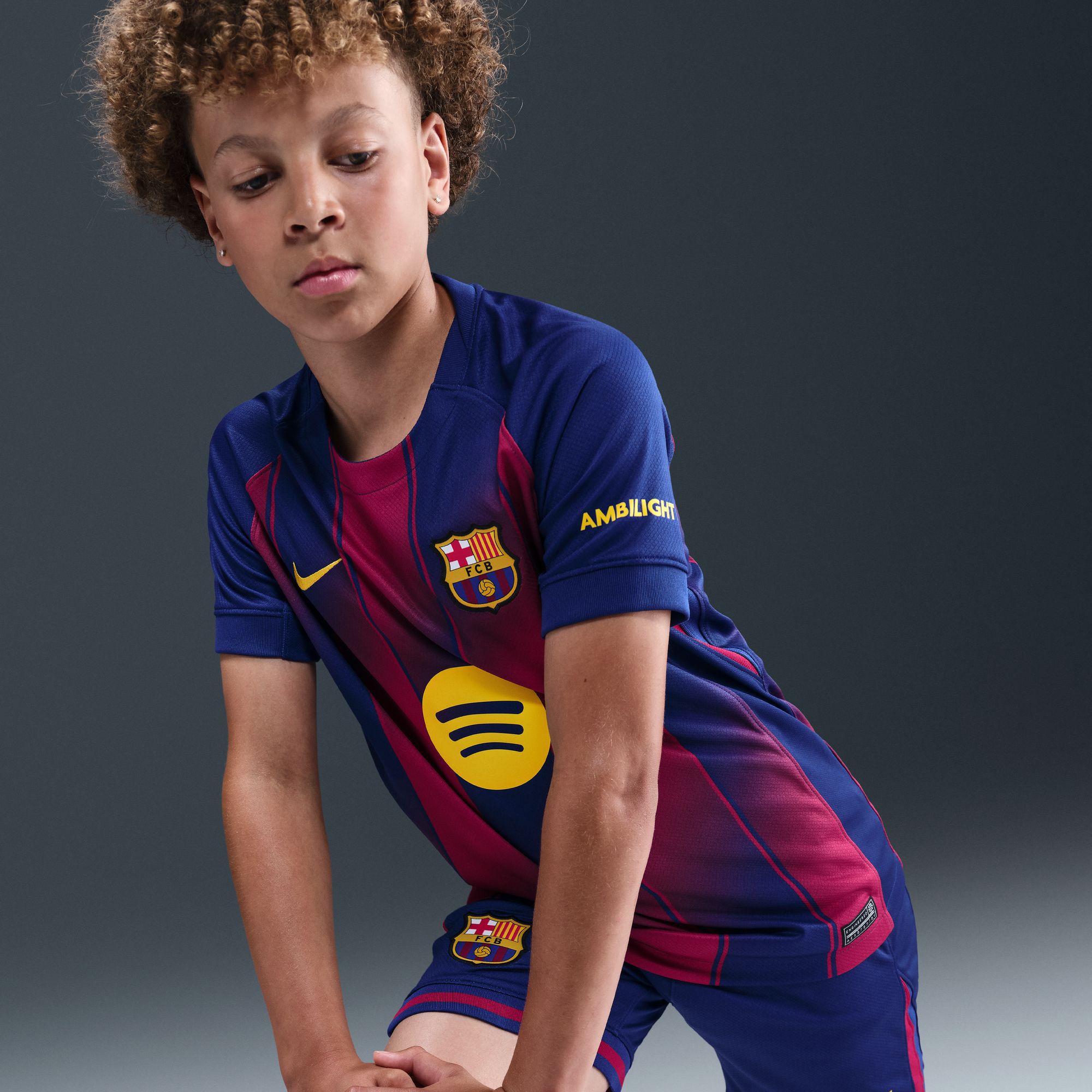 Nike Youth FC Barcelona 2025-26 Home Replica Jersey product image