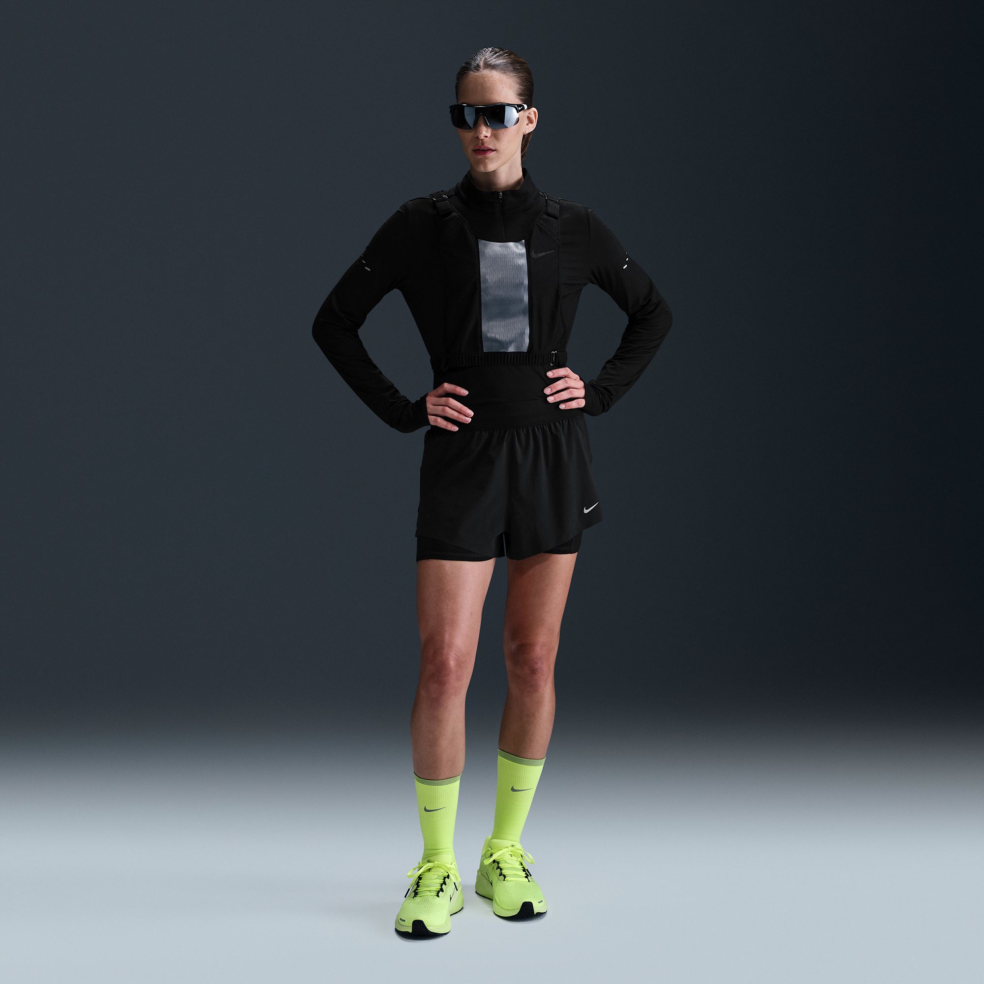 Nike Women's Swift Dri-FIT Mid-Rise 2-in-1 Running Shorts product image