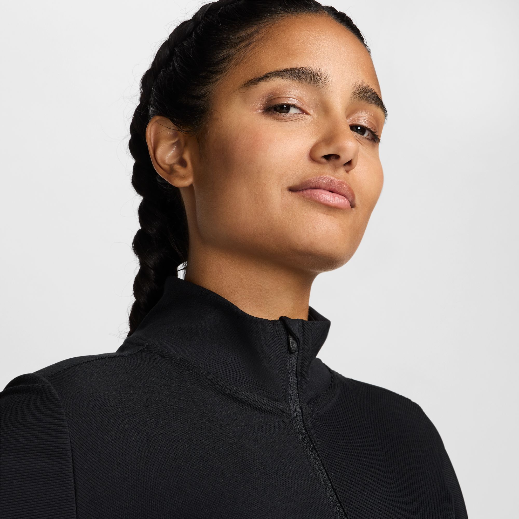 Nike Women's One Rib Dri-FIT Full-Zip Mid Layer Jacket product image