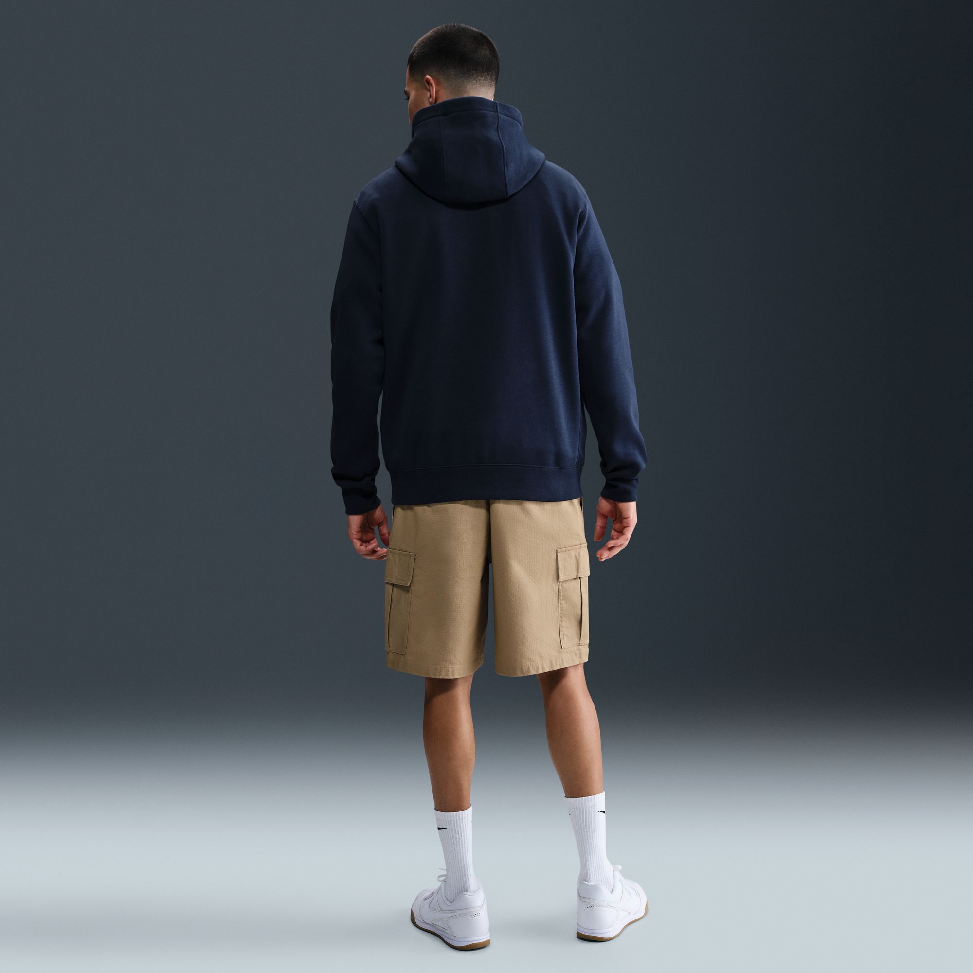 Nike Men's Pumas Navy Logo Pullover Hoodie product image