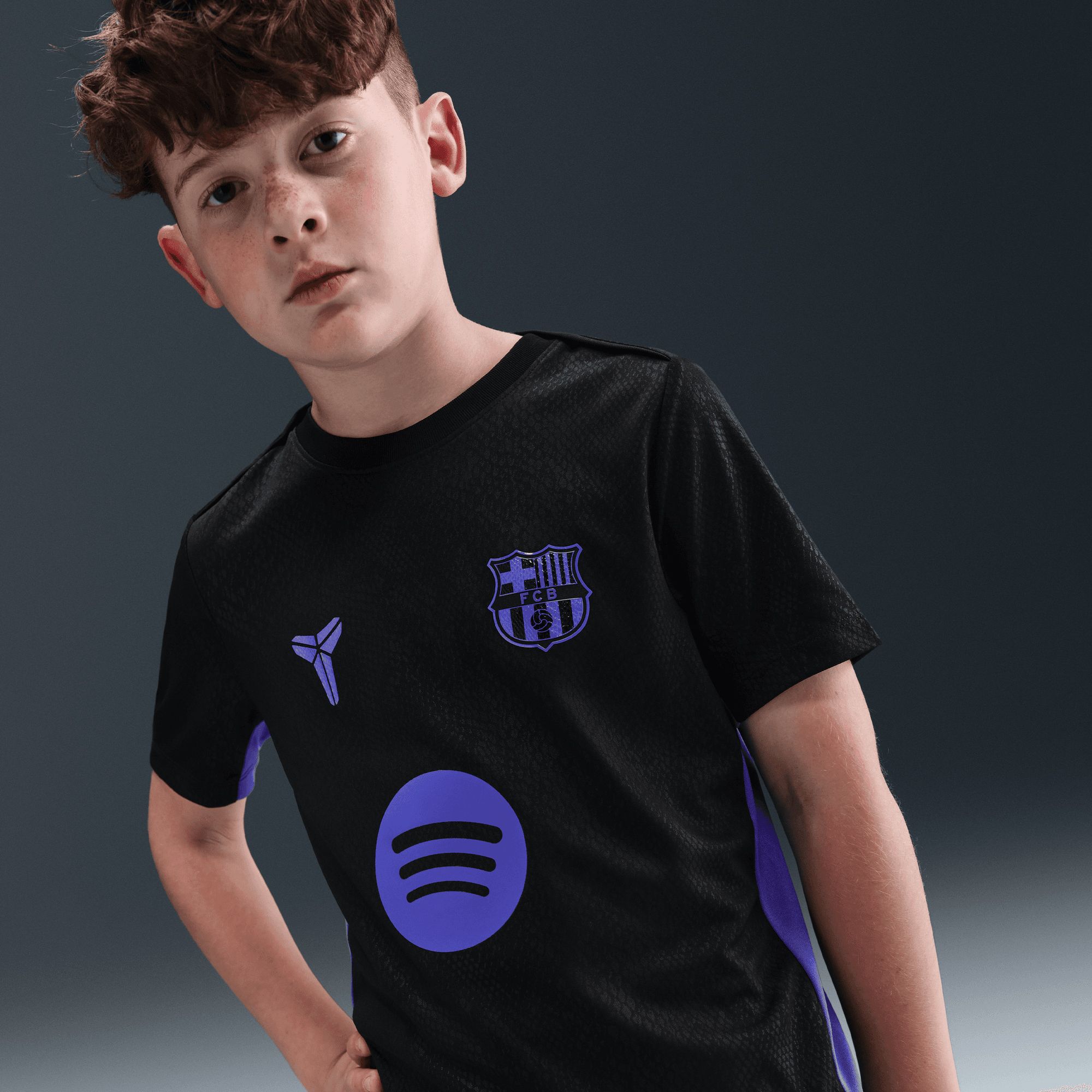 Nike Youth FC Barcelona x Kobe Bryant 2025-26 Away Prematch Jersey product image