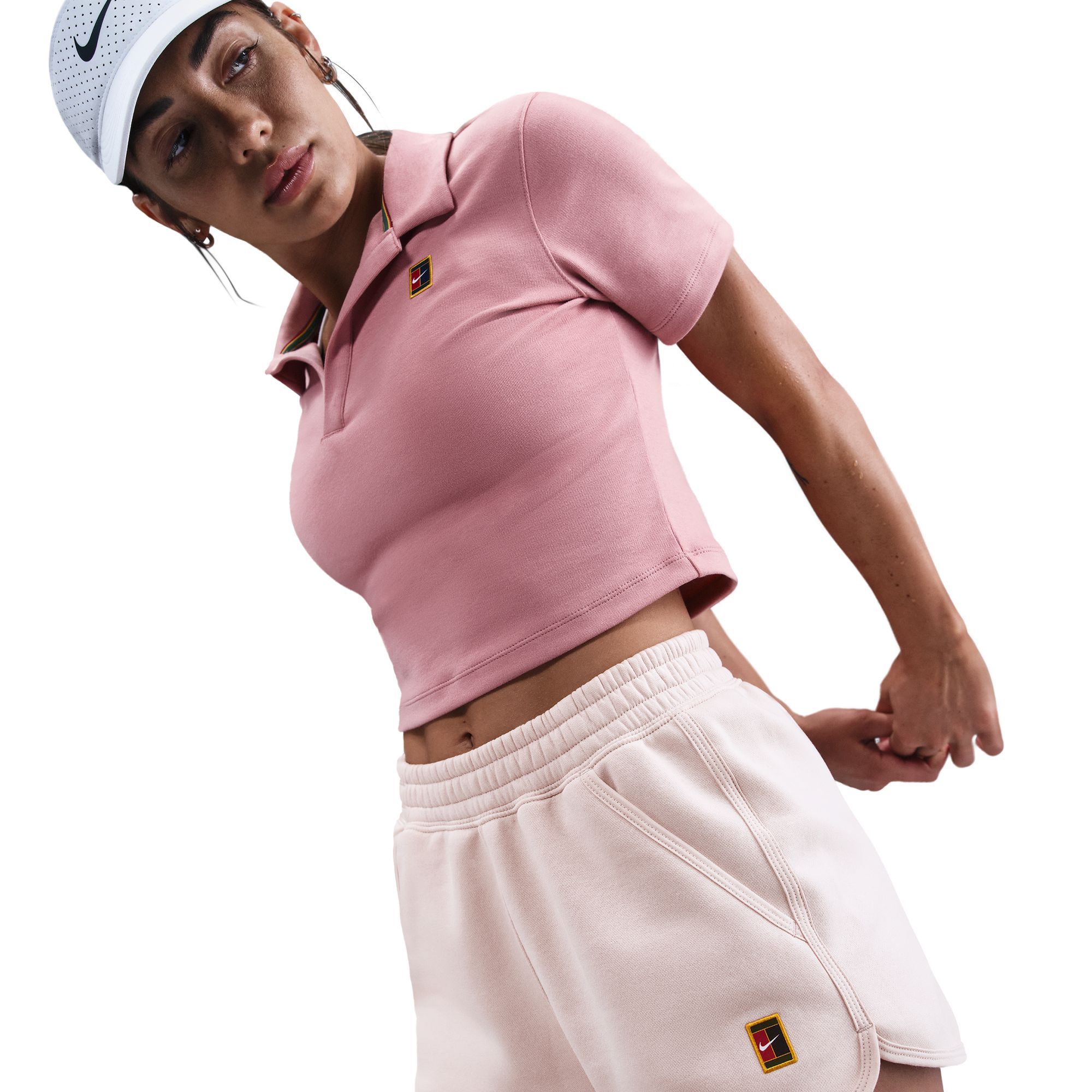 Nike Women's NikeCourt Heritage Mid-Rise Fleece Tennis Shorts product image