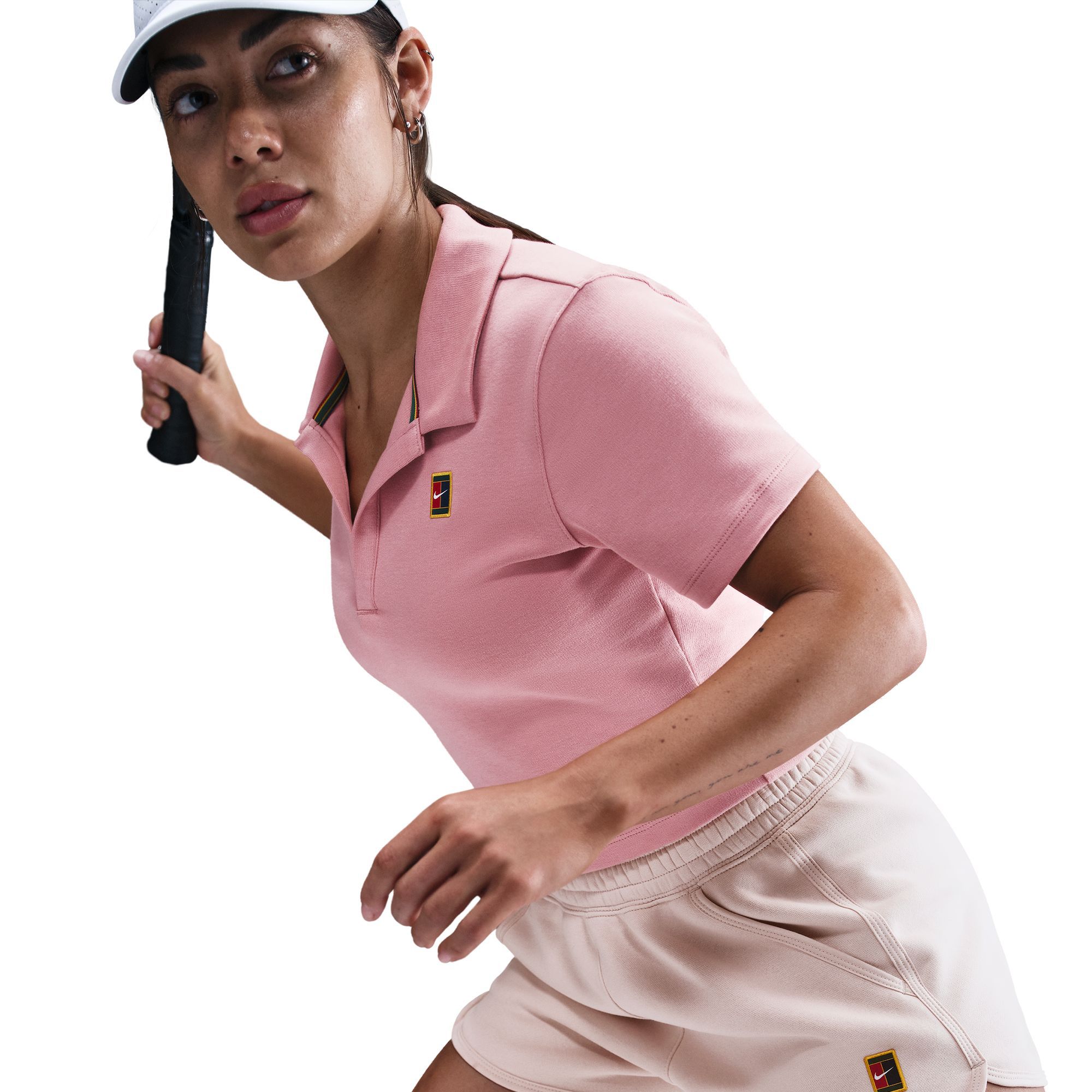 Nike Women's NikeCourt Heritage Mid-Rise Fleece Tennis Shorts product image