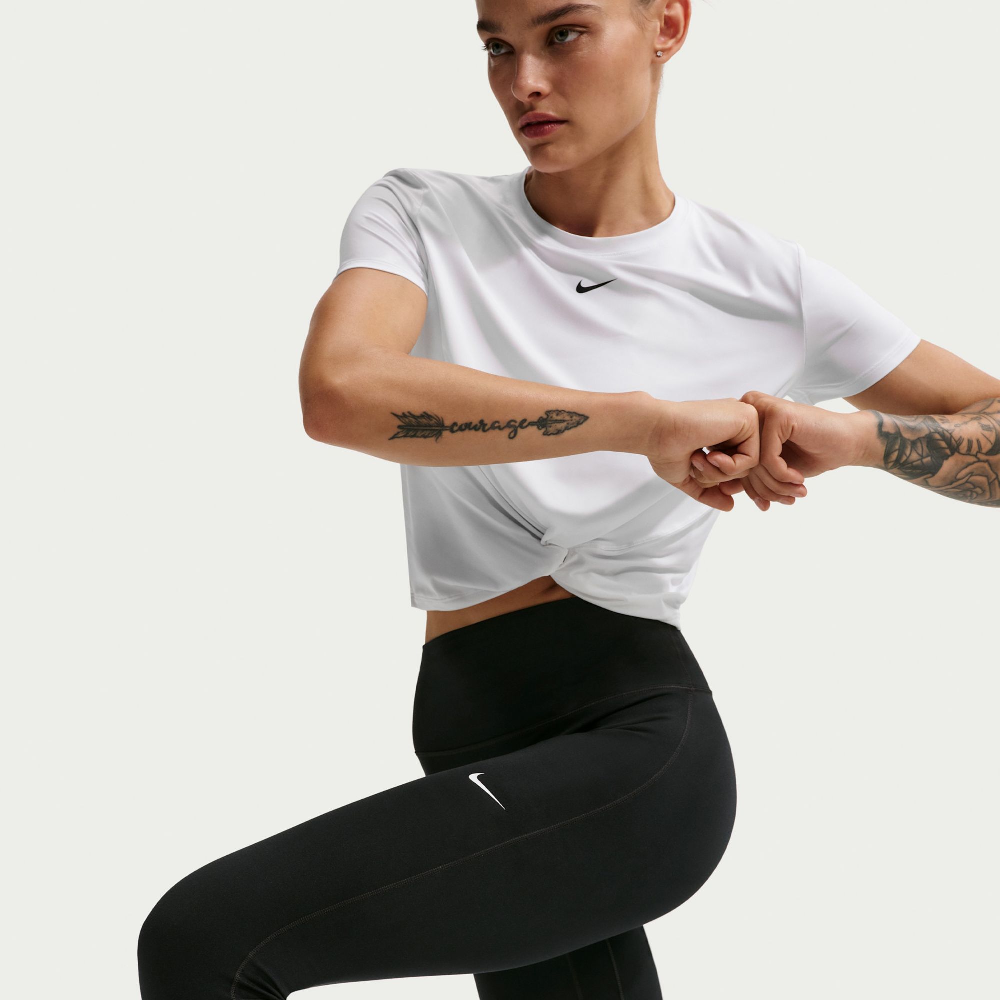 Nike Women's One Seamless Front High-Waisted Full-Length Leggings product image