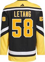 Adidas Men's Kris Letang Black Pittsburgh Penguins 2021/22 Alternate  Primegreen Authentic Pro Player Jersey