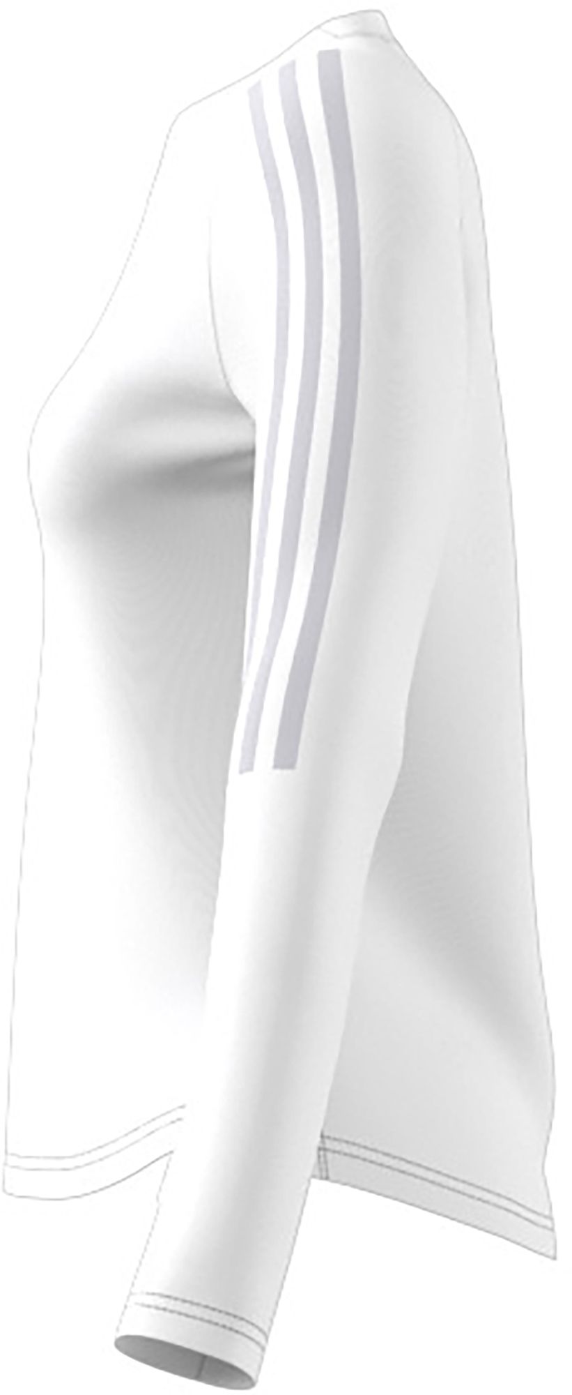 adidas Women's Long Sleeve White Volleyball Jersey product image