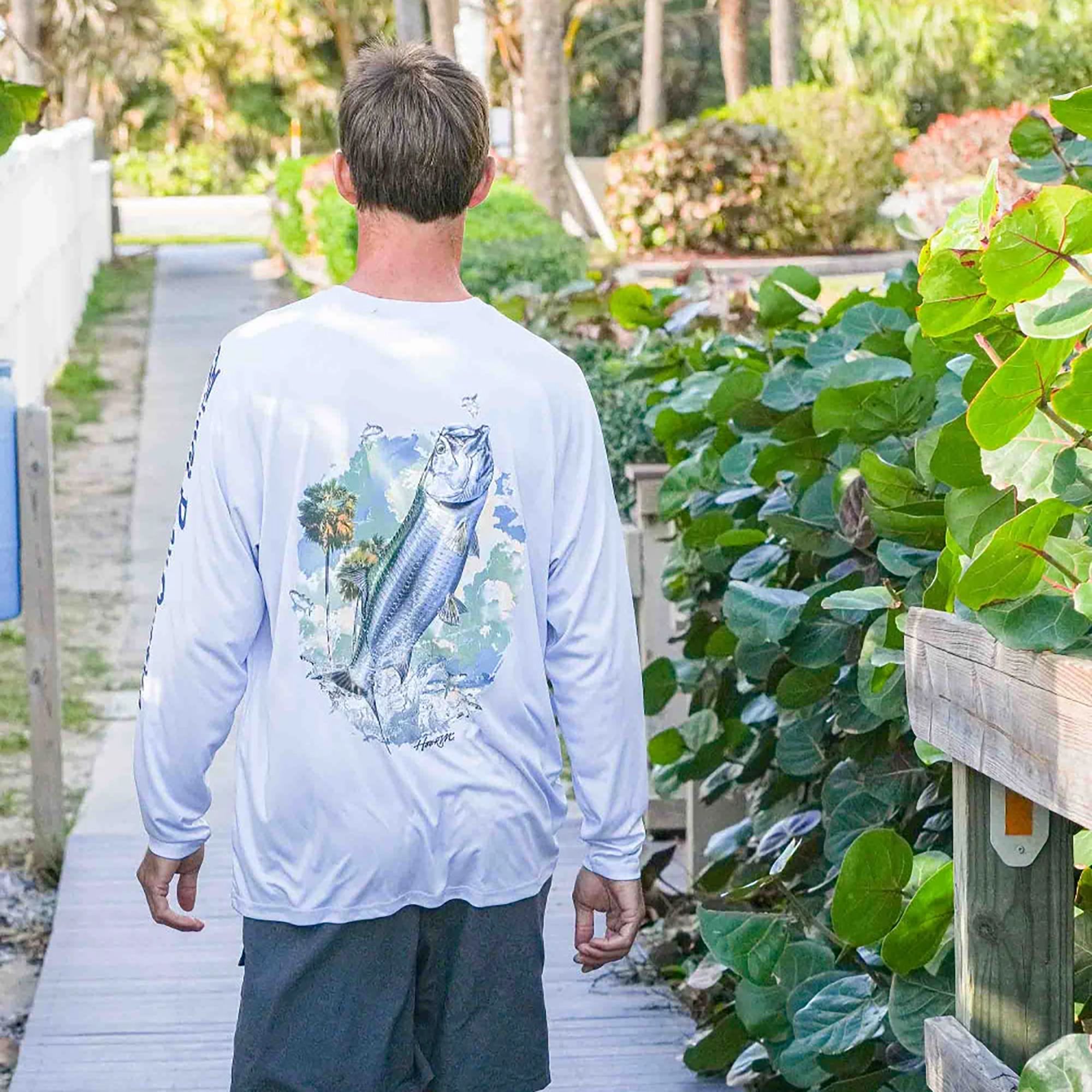Bimini Bay Outfitters Hook 'M Tarpon Performance Long Sleeve Shirt product image