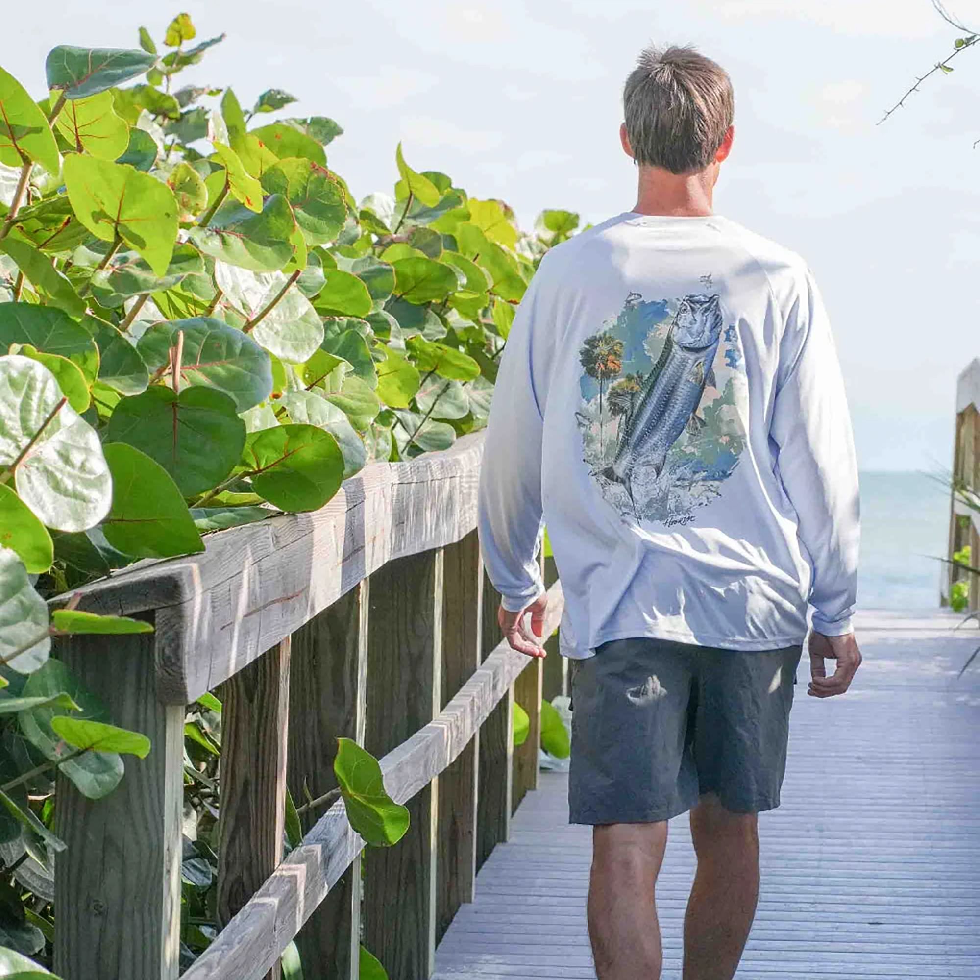 Bimini Bay Outfitters Hook 'M Tarpon Performance Long Sleeve Shirt product image