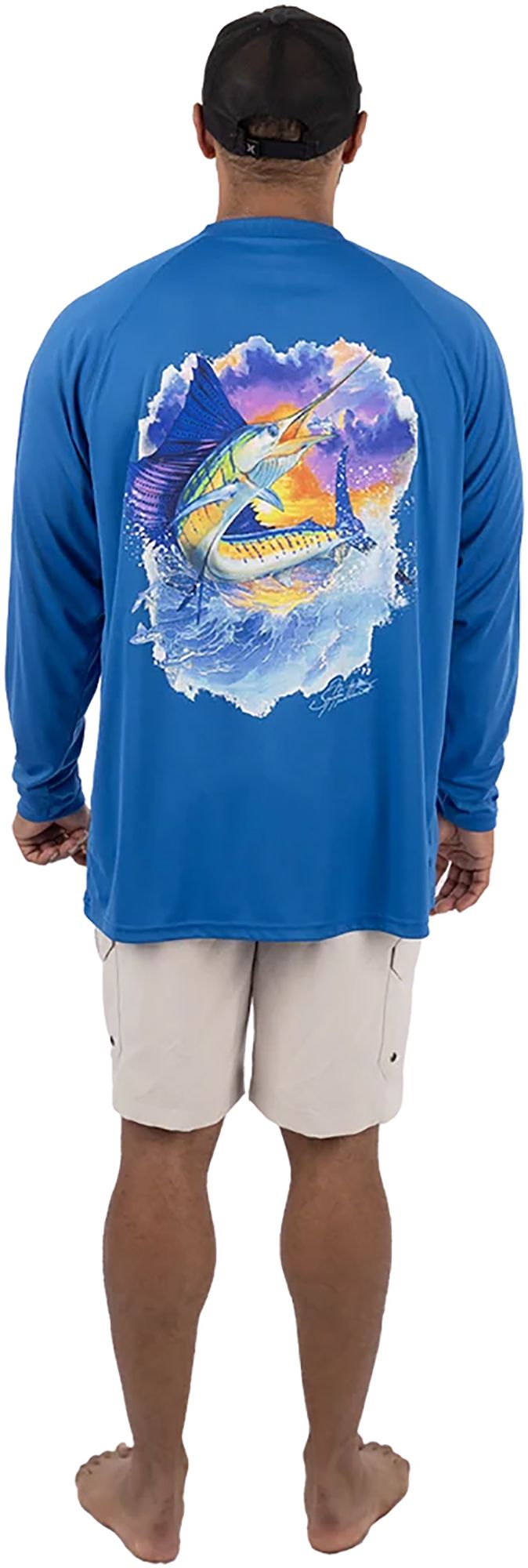 Bimini Bay Outfitters Hook 'M Salfish Performance Long Sleeve Shirt product image