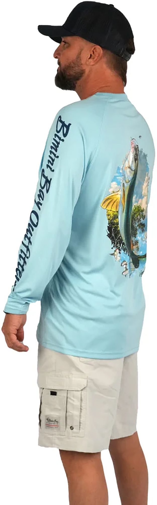 Bimini Bay Outfitters Hook 'M Snook Performance Long Sleeve Shirt product image