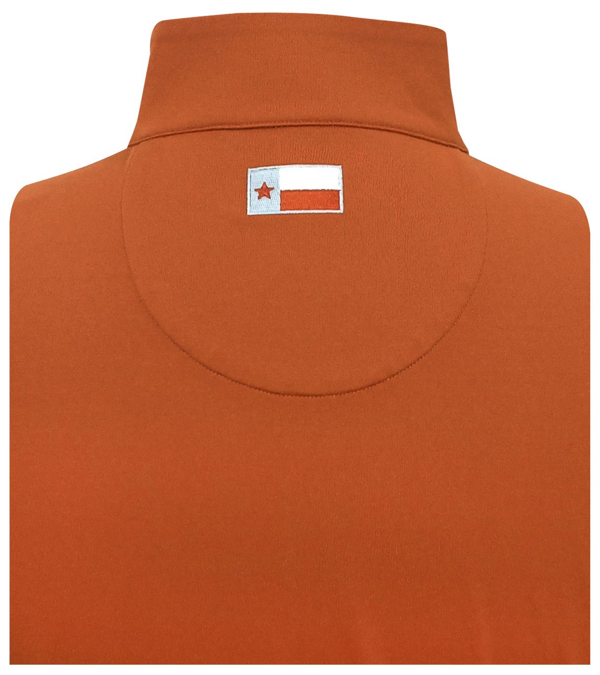 Horn Legend Men's Texas Longhorns Burnt Orange Microperforated Pullover Quarter-Zip Sweatshirt product image