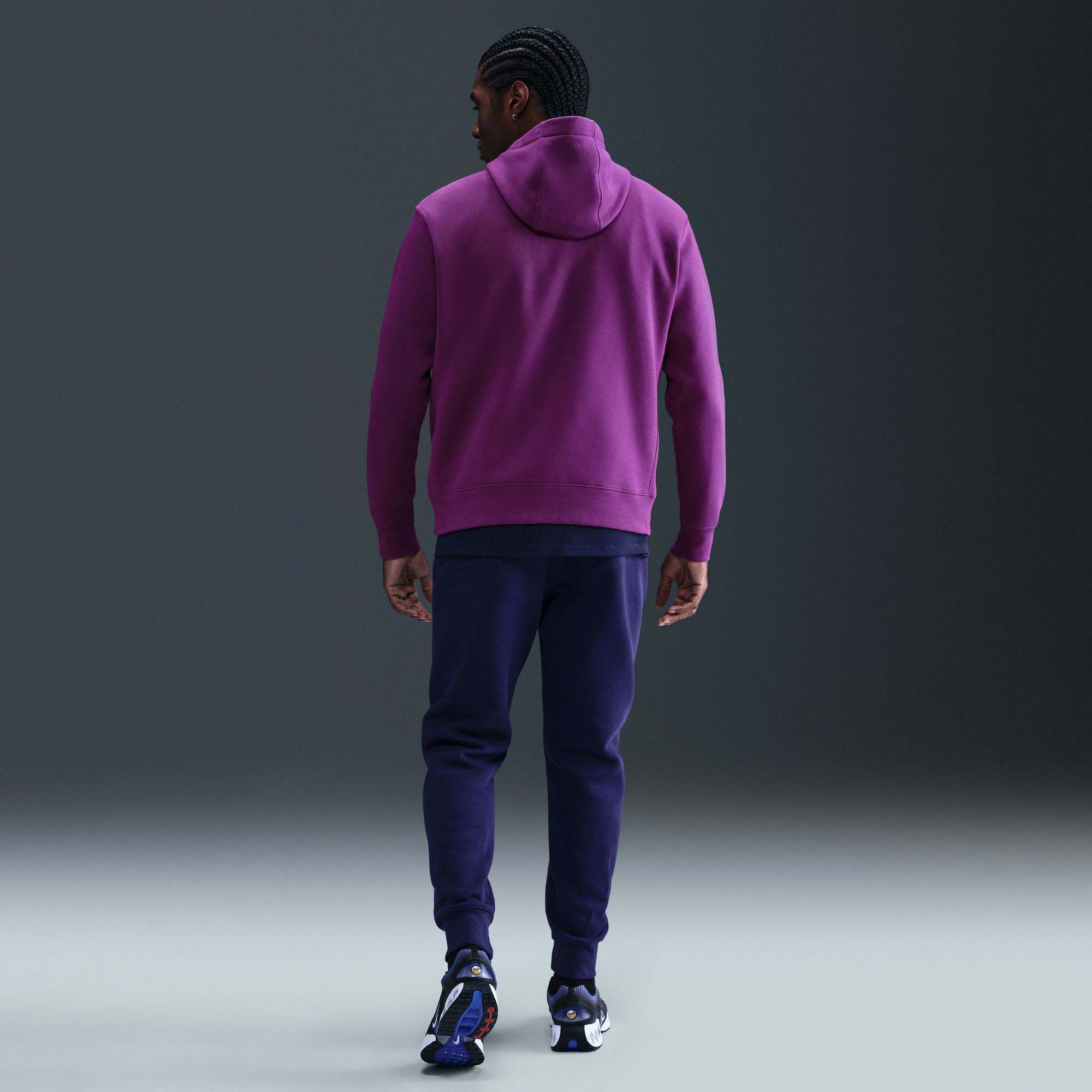 Nike Men's FC Barcelona Purple Third Club Fleece Pullover Hoodie product image