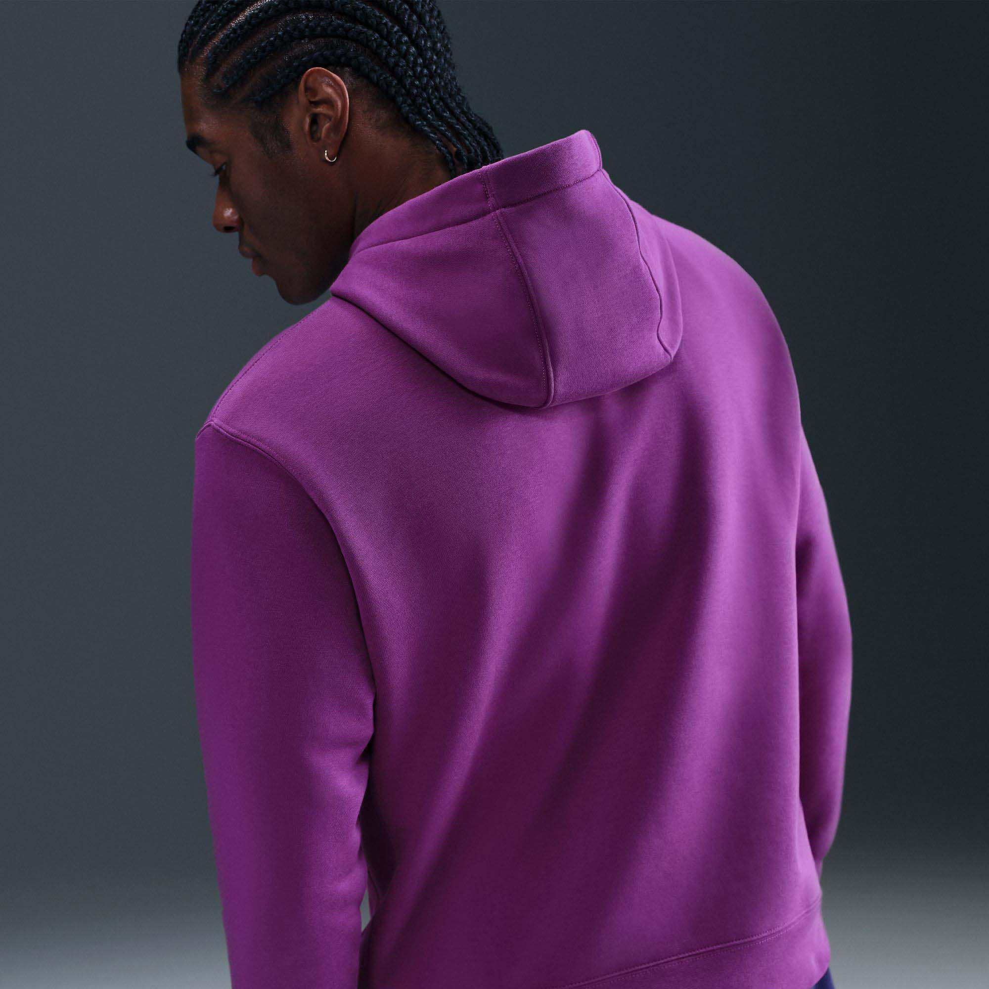 Nike Men's FC Barcelona Purple Third Club Fleece Pullover Hoodie product image