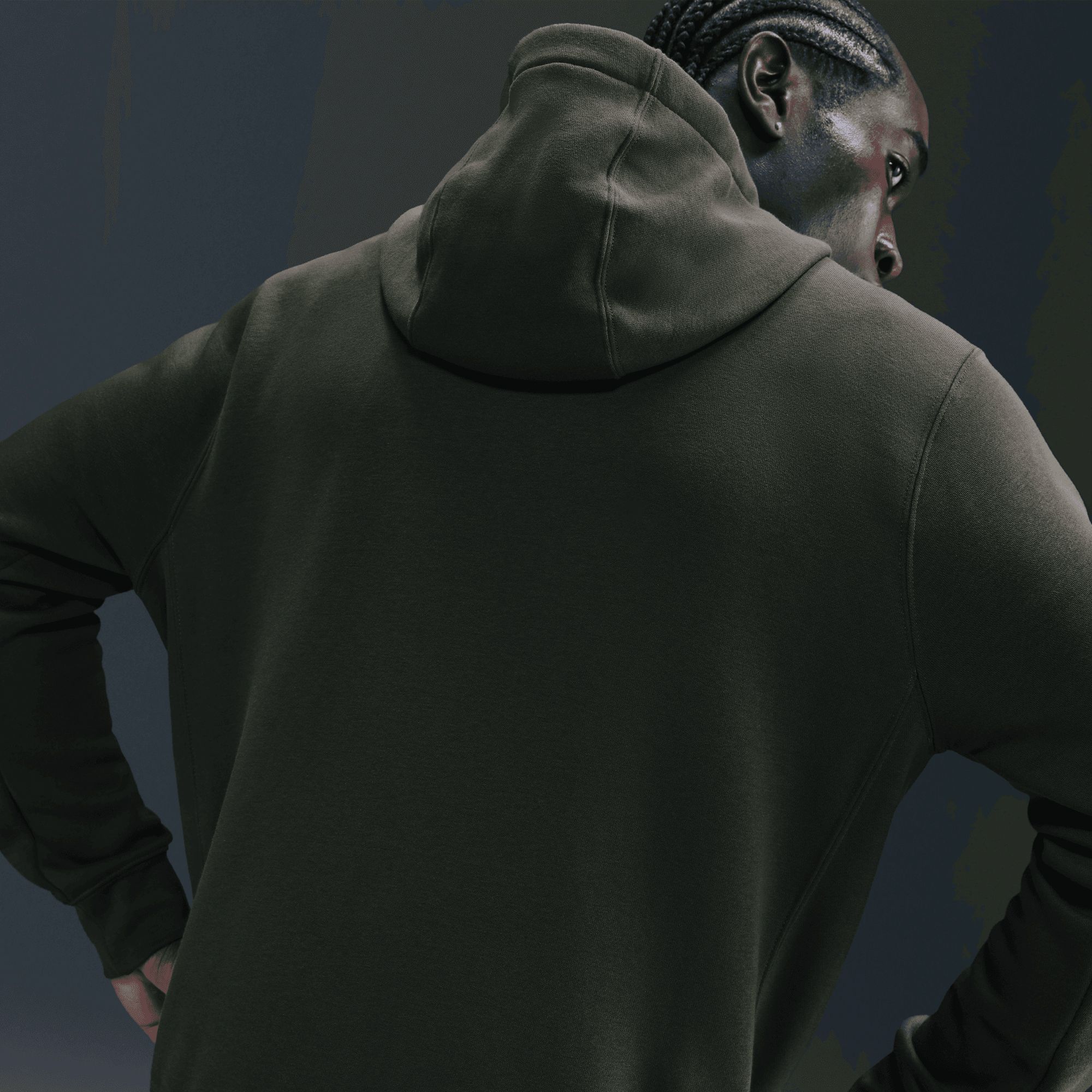 Nike Adult Paris Saint-Germain 2025-26 Club Khaki Pullover Hoodie product image